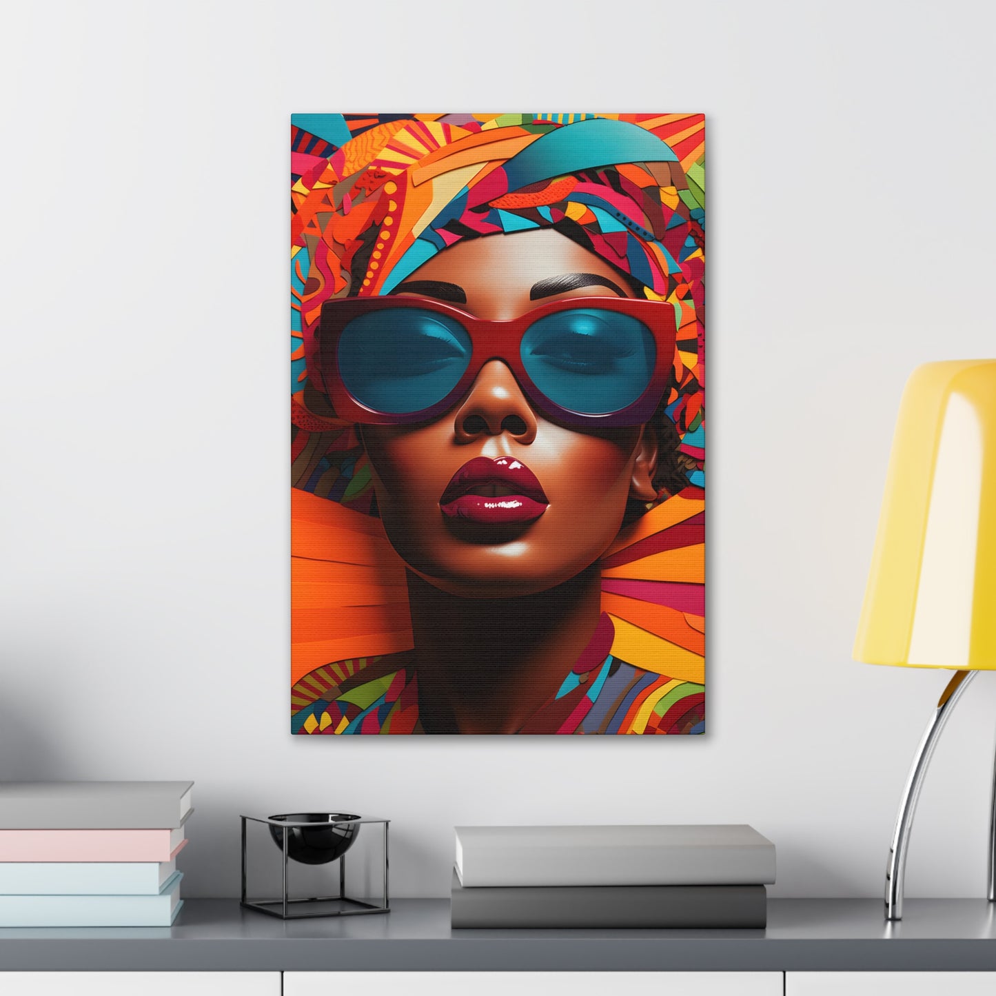 Kente Kouture (Malika) - Canvas Print