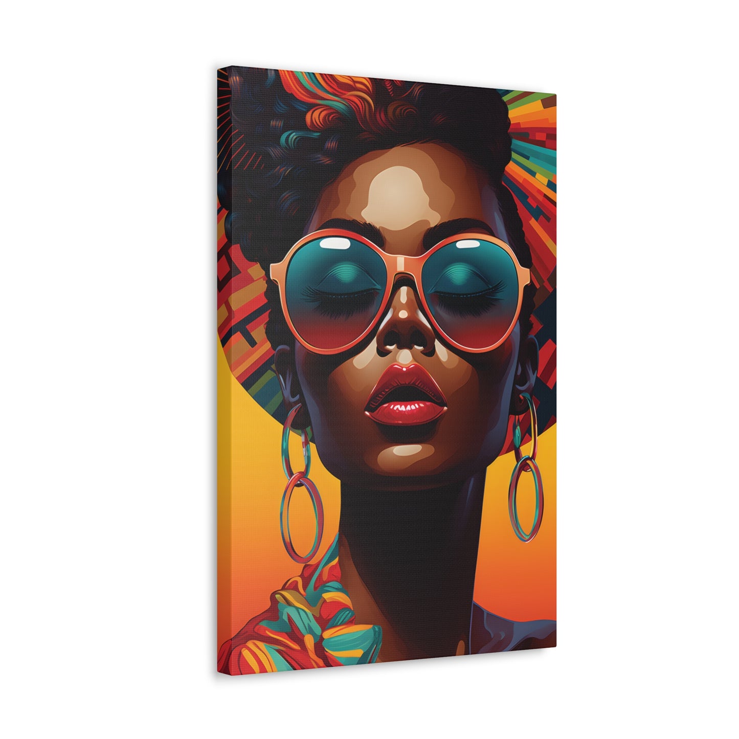 Kente Kouture (Lorraine) - Canvas Print