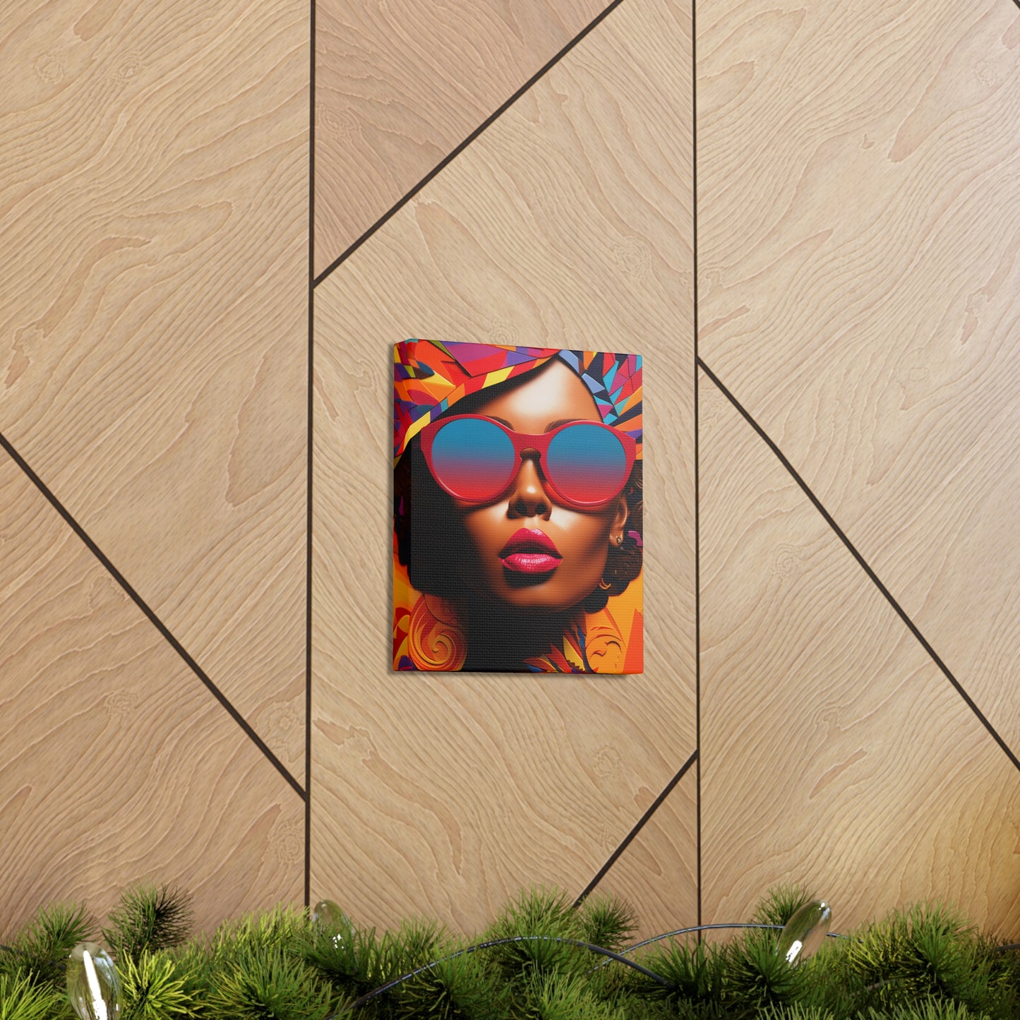 Kente Kouture (Aaliyah) - Canvas Print