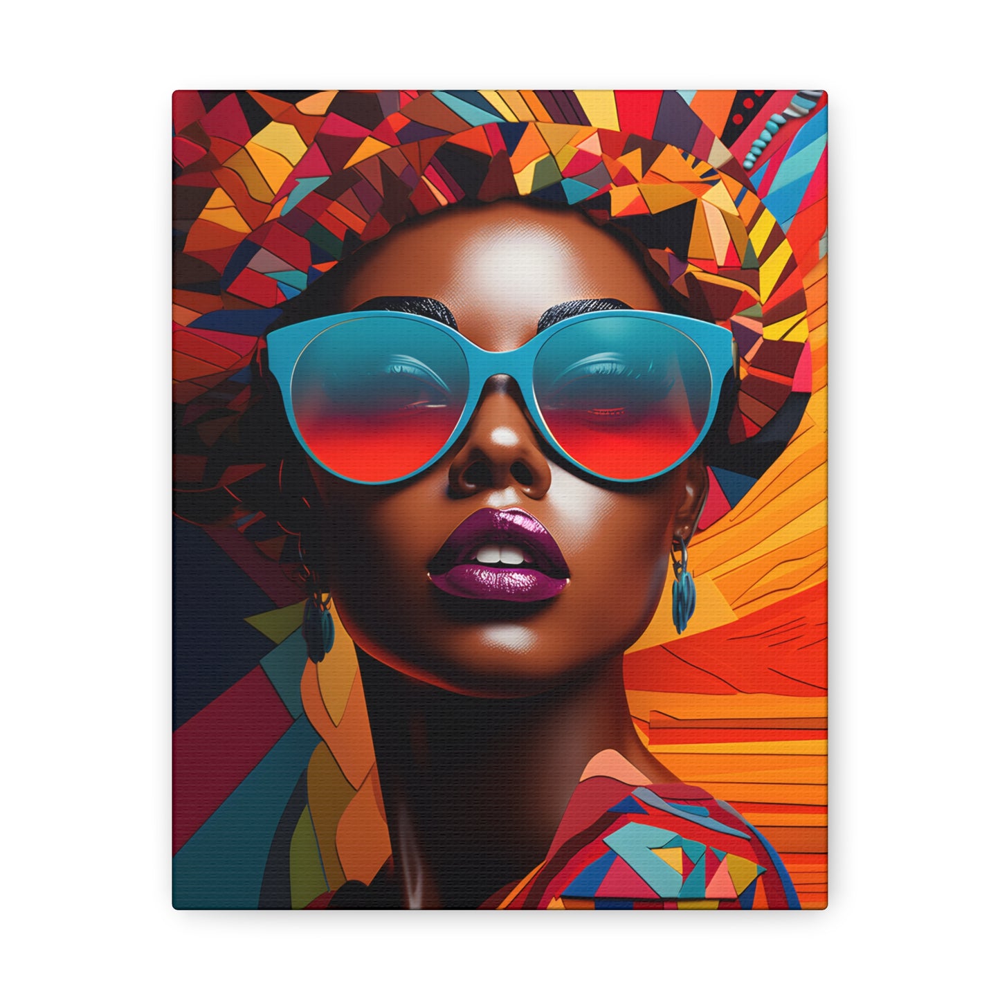 Kente Kouture (Dionne) - Canvas Print