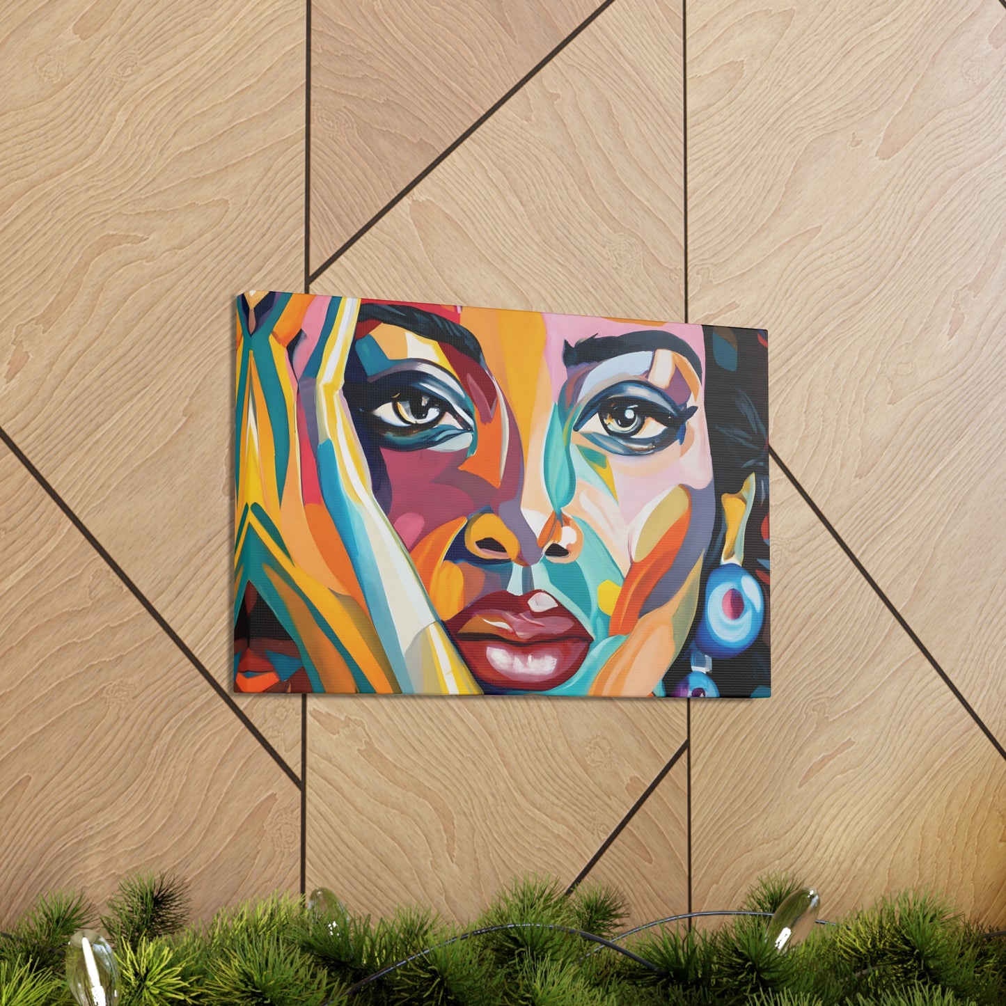 Abstract Africana (Pamela) - Canvas Print