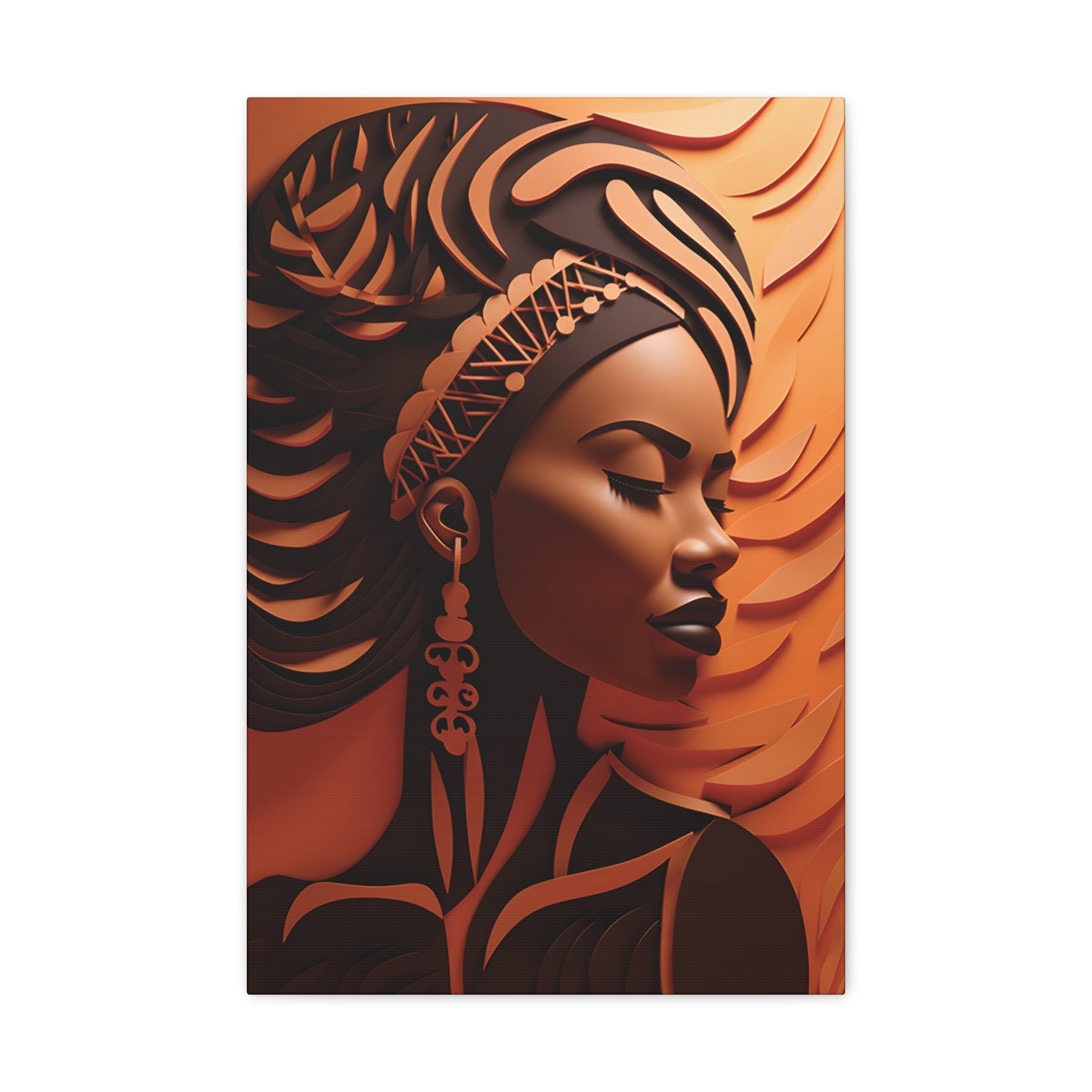 Copper Queens (Nia) - Canvas Print