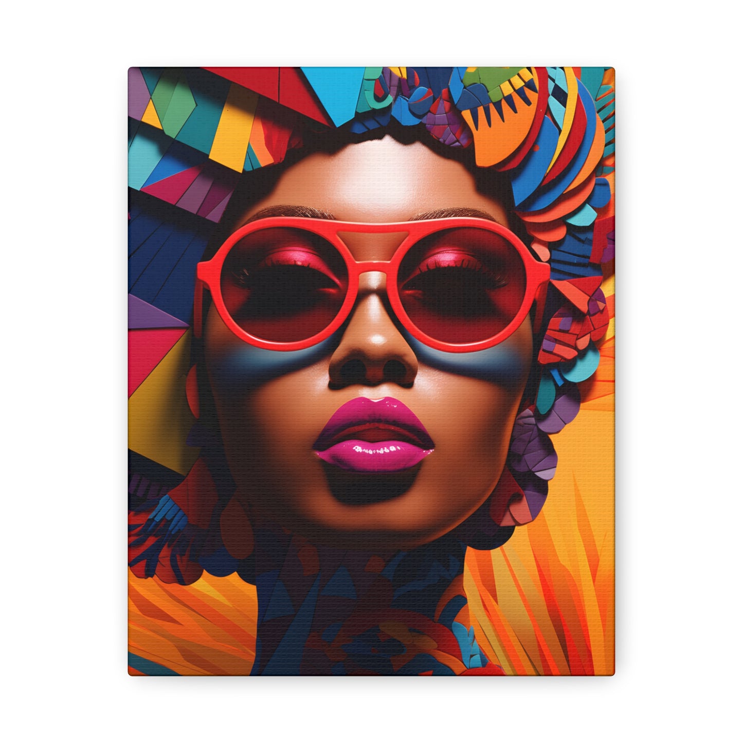 Kente Kouture (Safiya) - Canvas Print