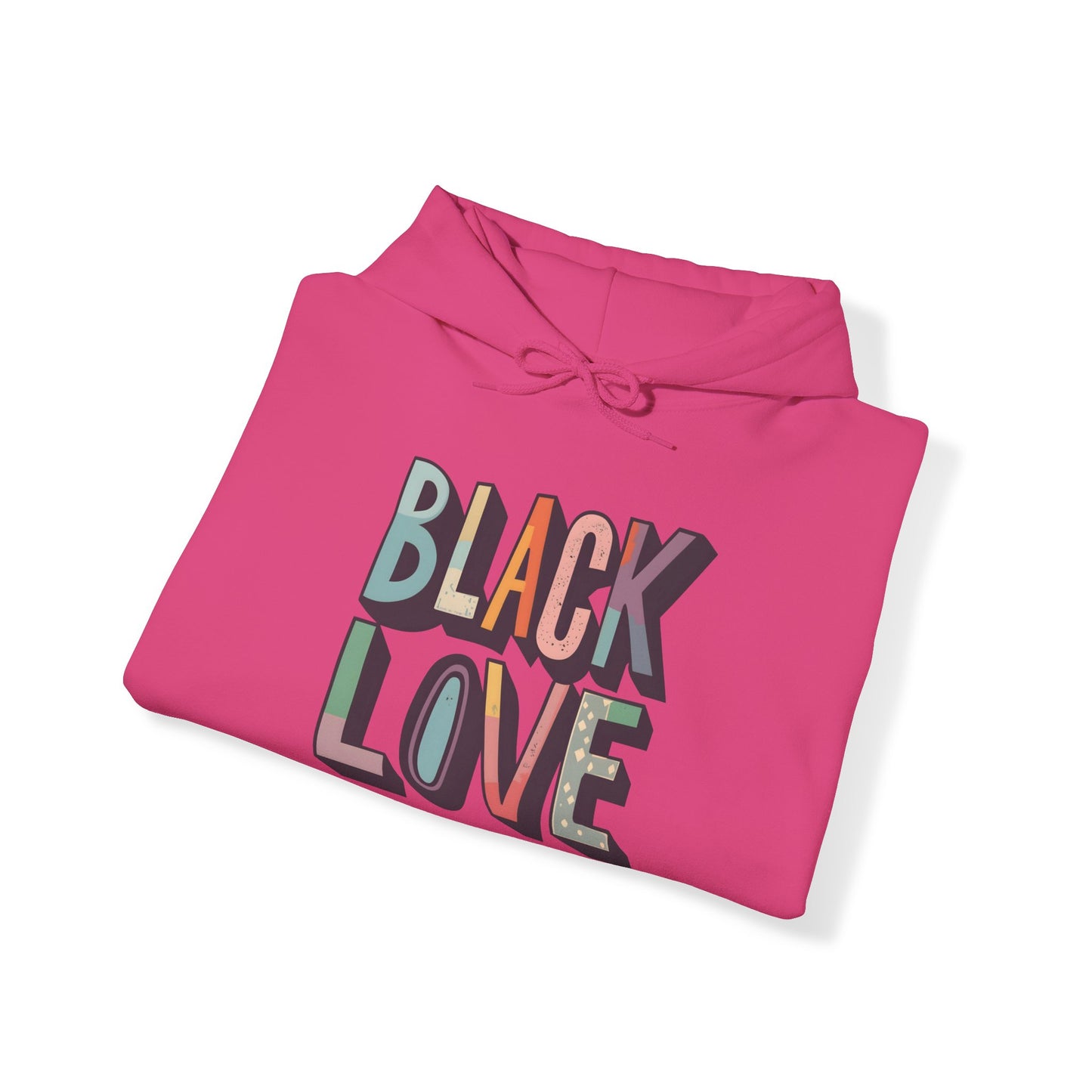 Black Love (Multicolor) - Unisex Heavy Blend™ Hooded Sweatshirt