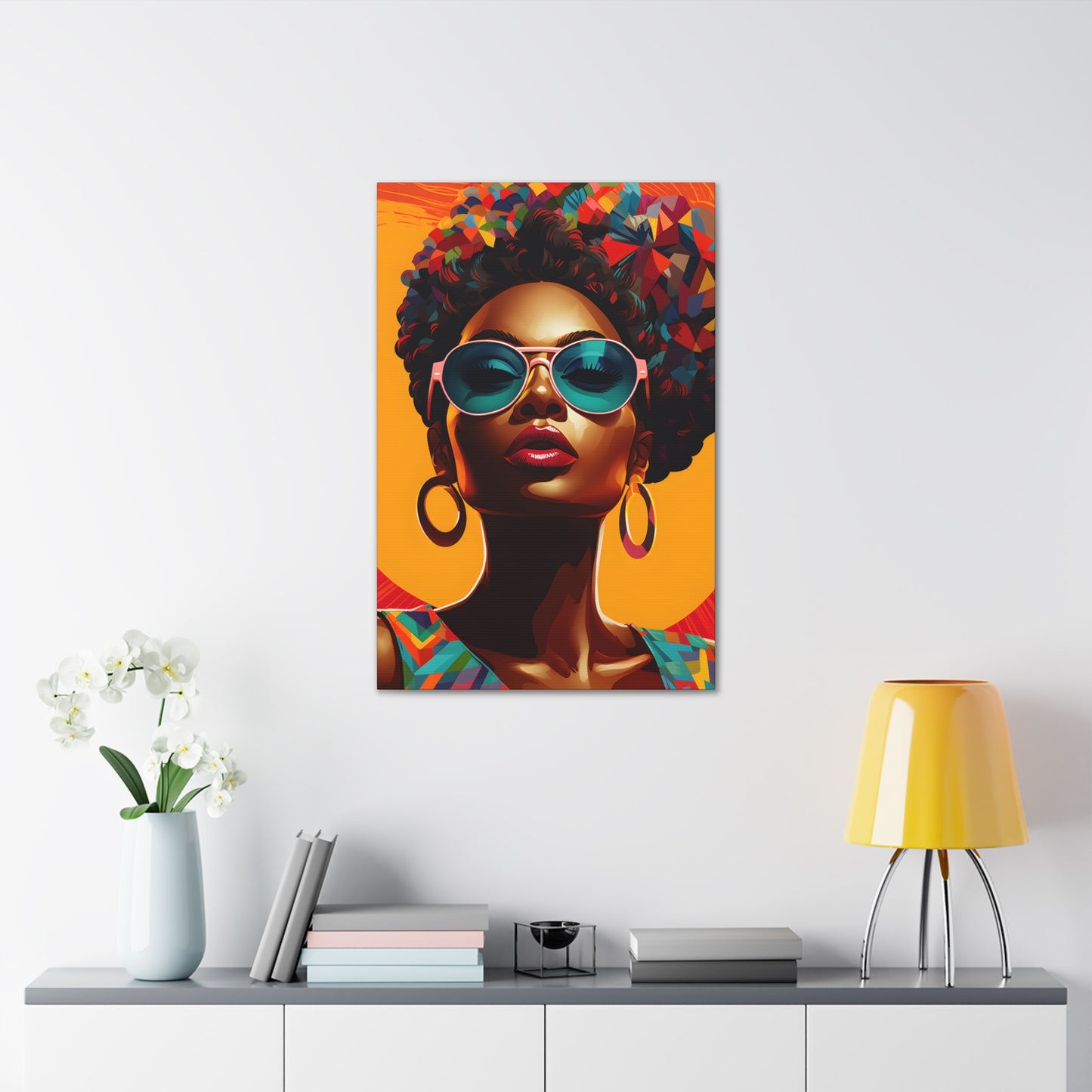 Kente Kouture (Renee) - Canvas Print