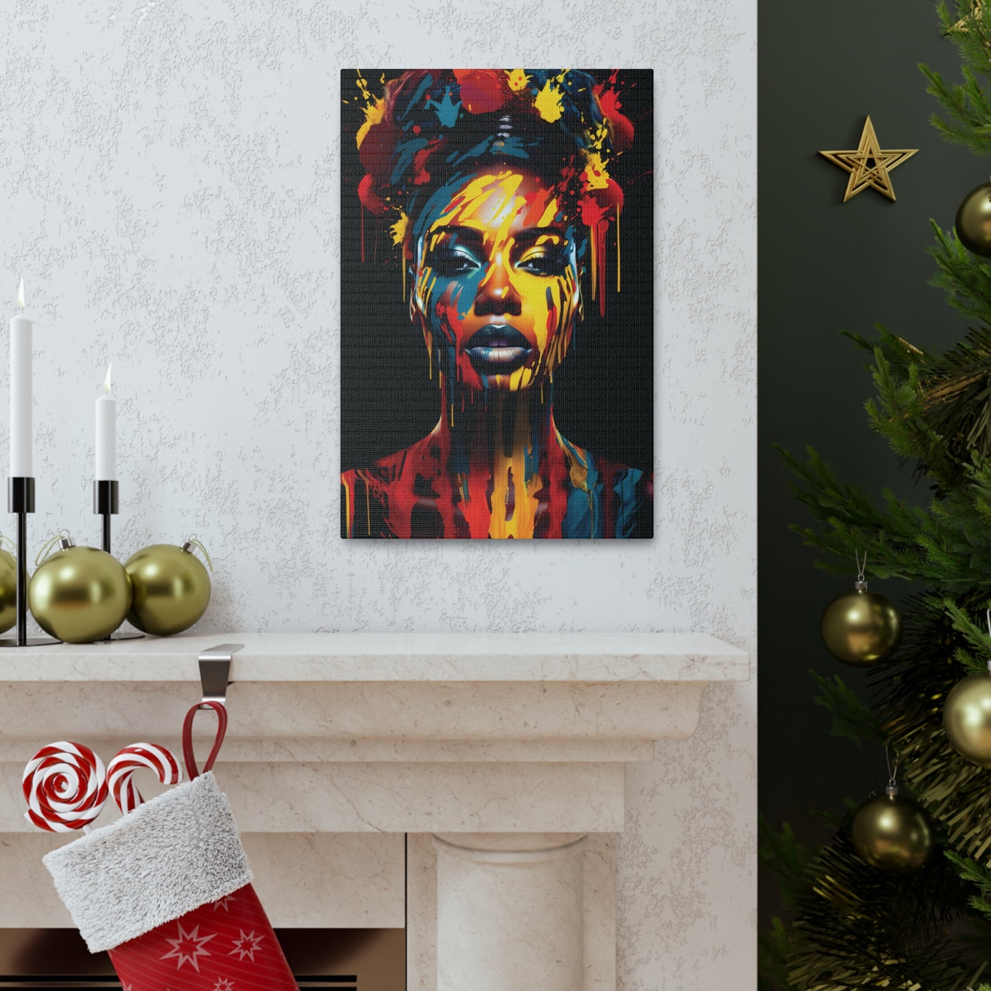 Splatter of Soul (Sanaa) - Canvas Print