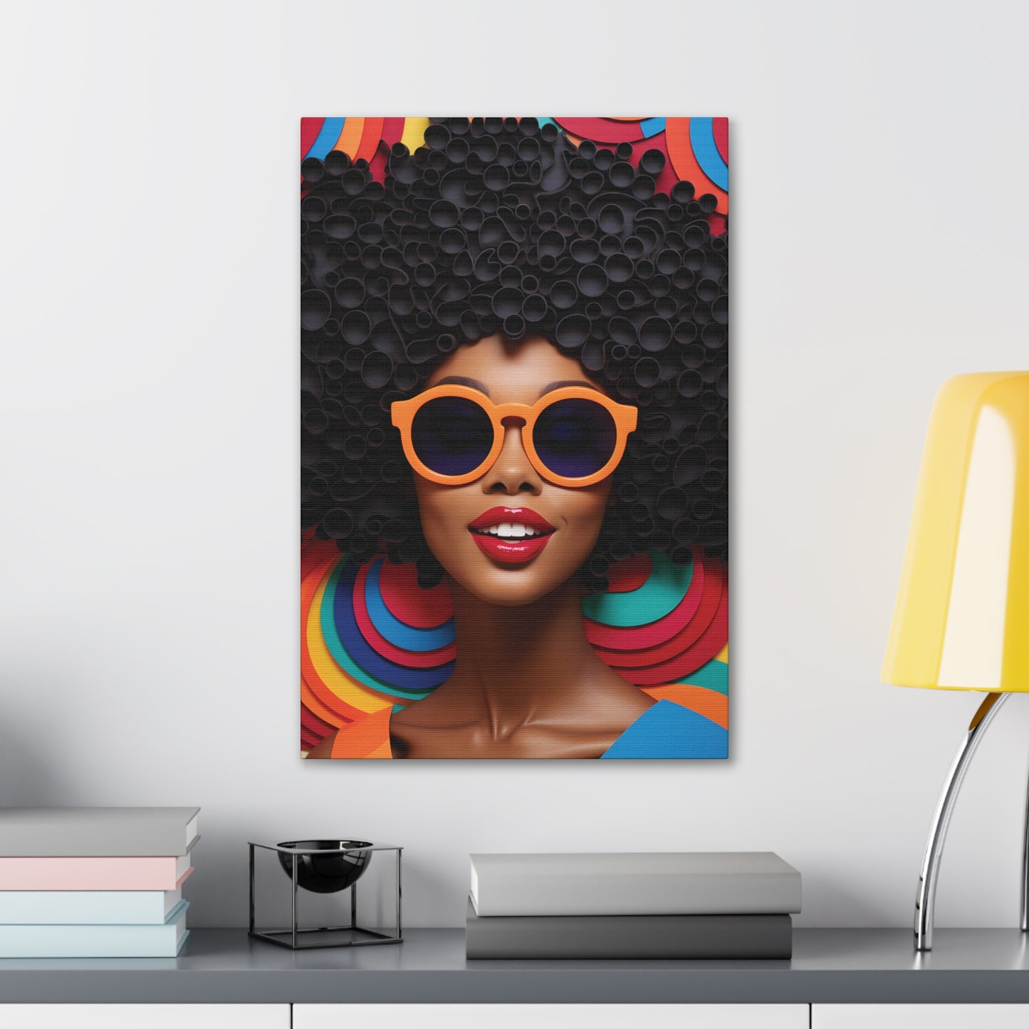 Bold Shades of Beauty (Ayanna) - Canvas Print