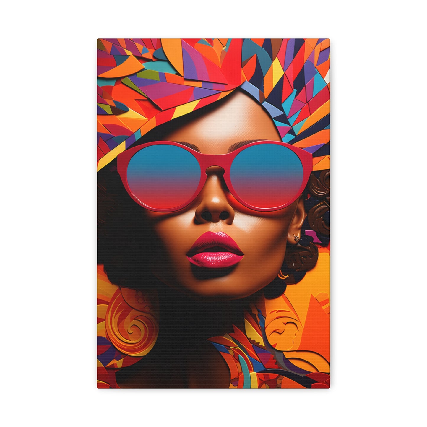 Kente Kouture (Aaliyah) - Canvas Print