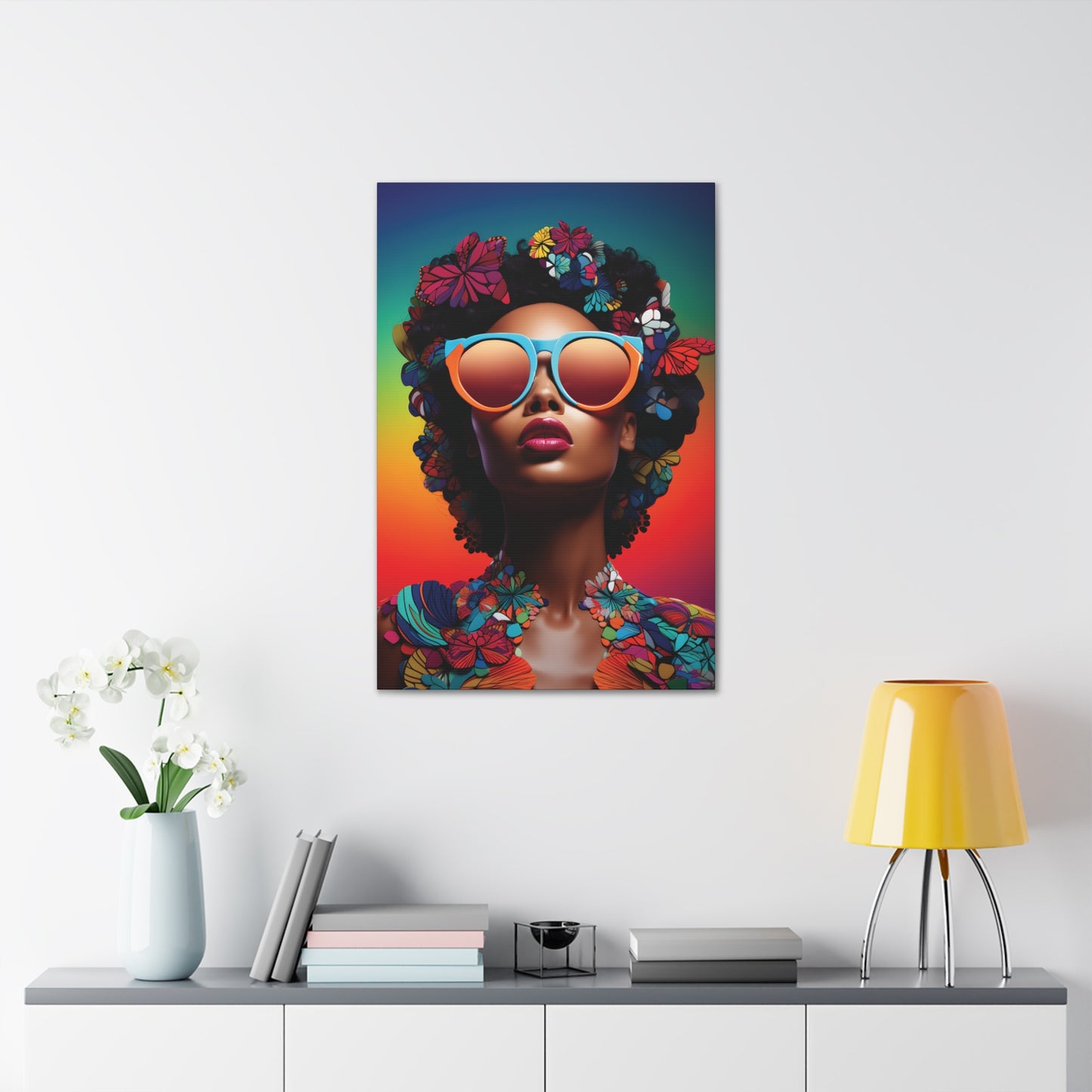 Bold Shades of Beauty (Vanessa) - Canvas Print