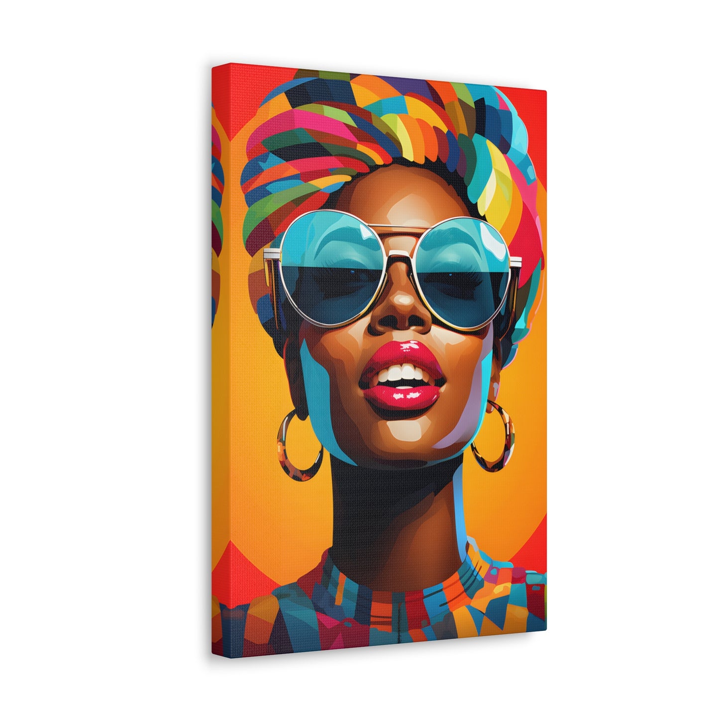 Kente Kouture (Camille)  - Canvas Print