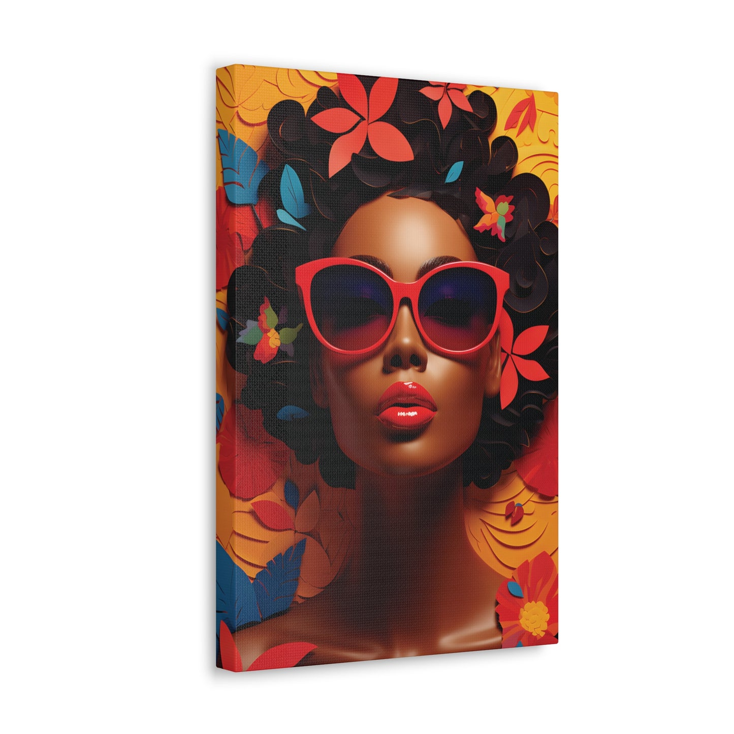 Bold Shades of Beauty (Maya) - Canvas Print