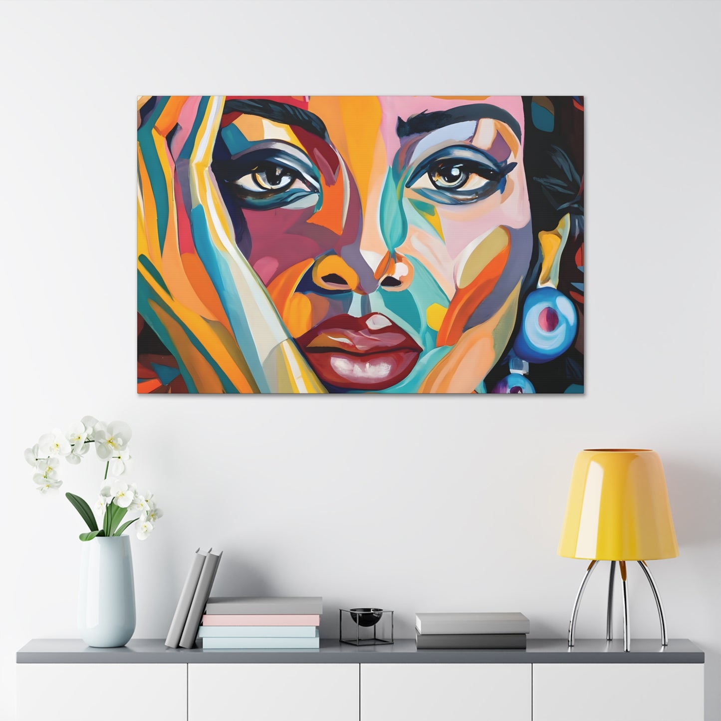 Abstract Africana (Pamela) - Canvas Print