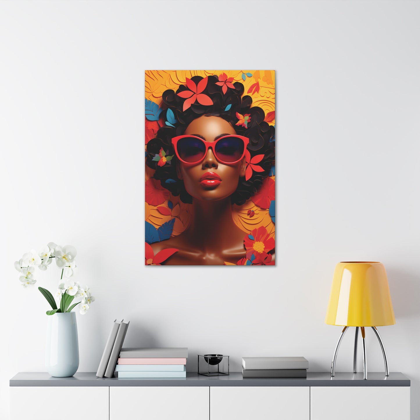 Bold Shades of Beauty (Maya) - Canvas Print