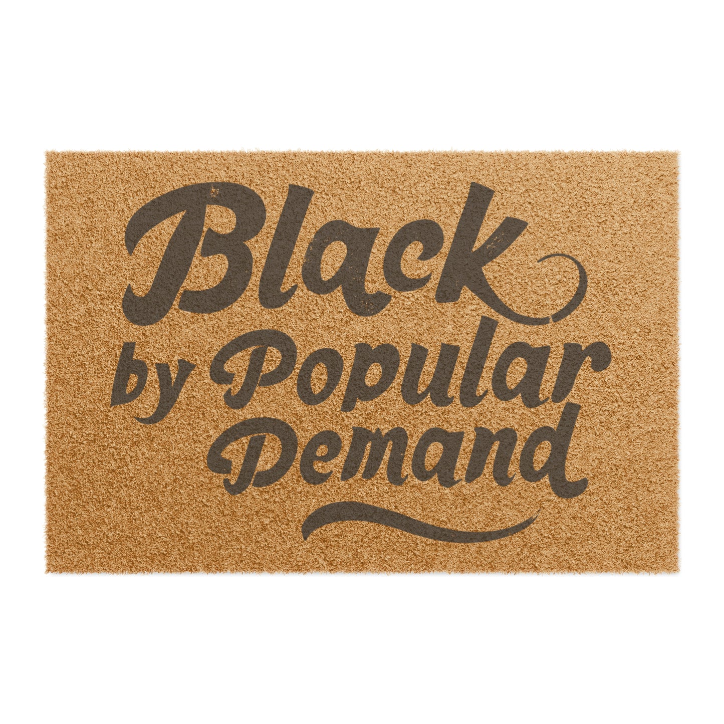 Black By Popular Demand Doormat