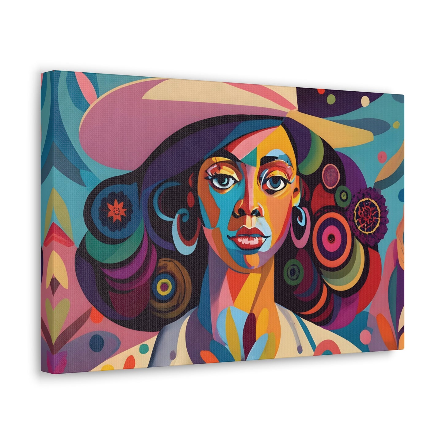 Abstract Africana (Zola) - Canvas Print