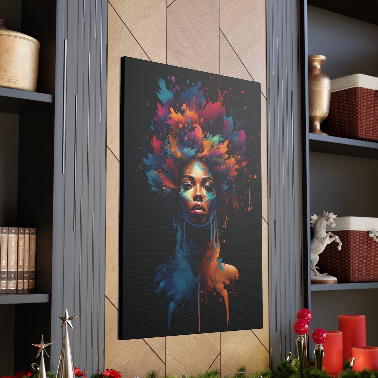 Splatter of Soul (Nyah) - Canvas Print