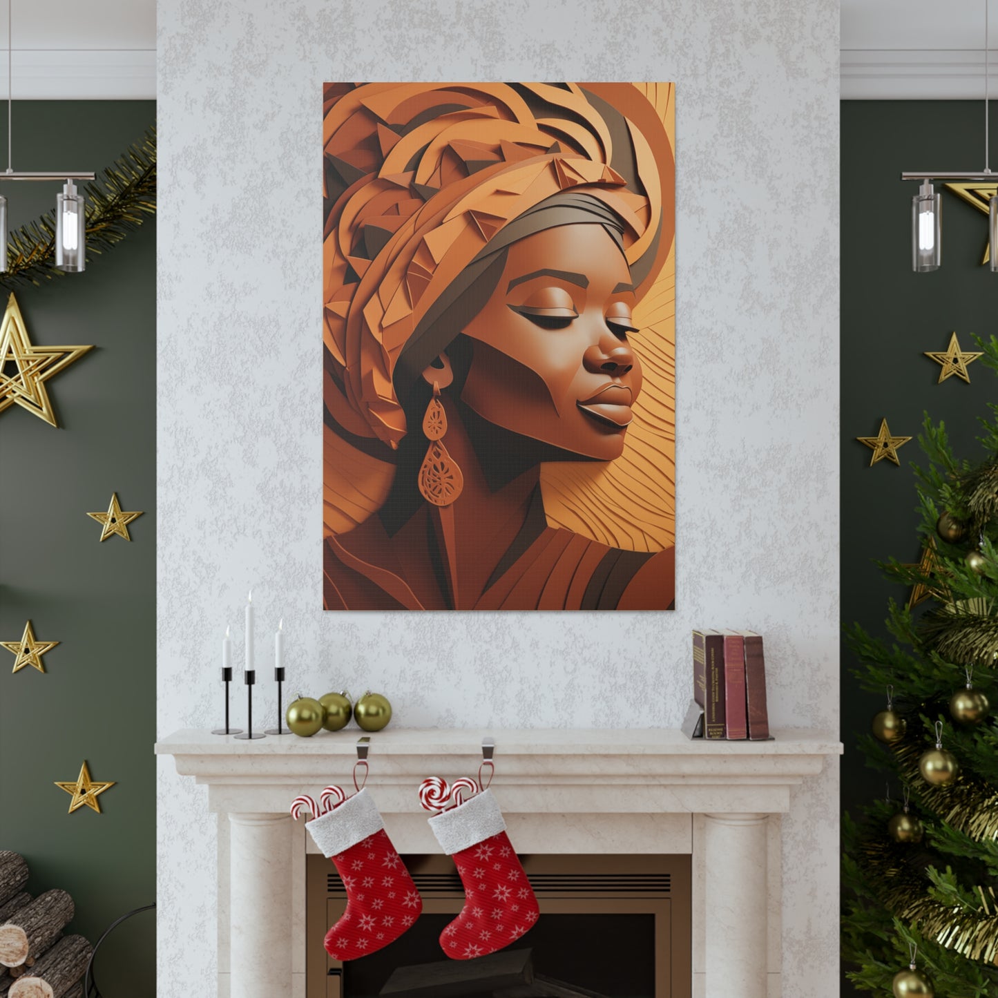 Copper Queens (Ebony) - Canvas Print