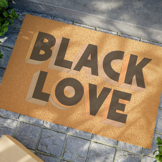 Black Love Doormat