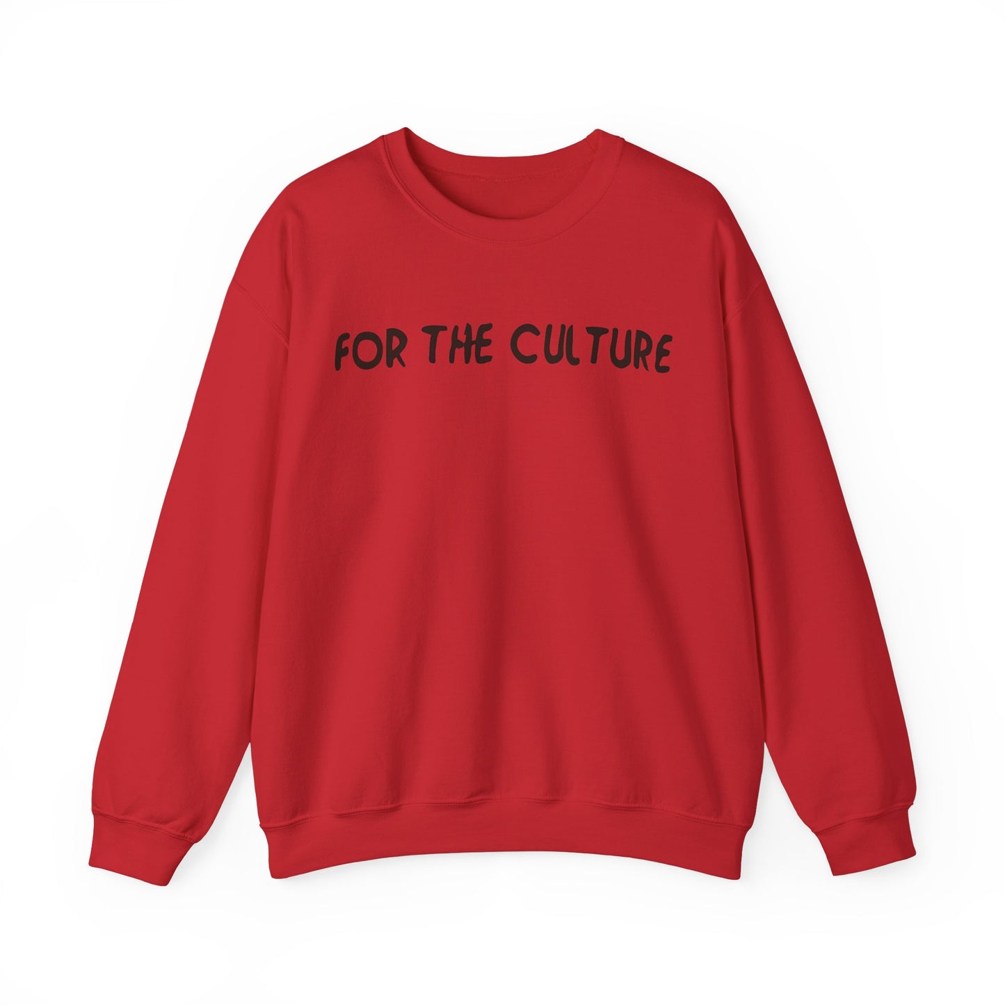 For The Culture (Black Text) - Crewneck Sweatshirt