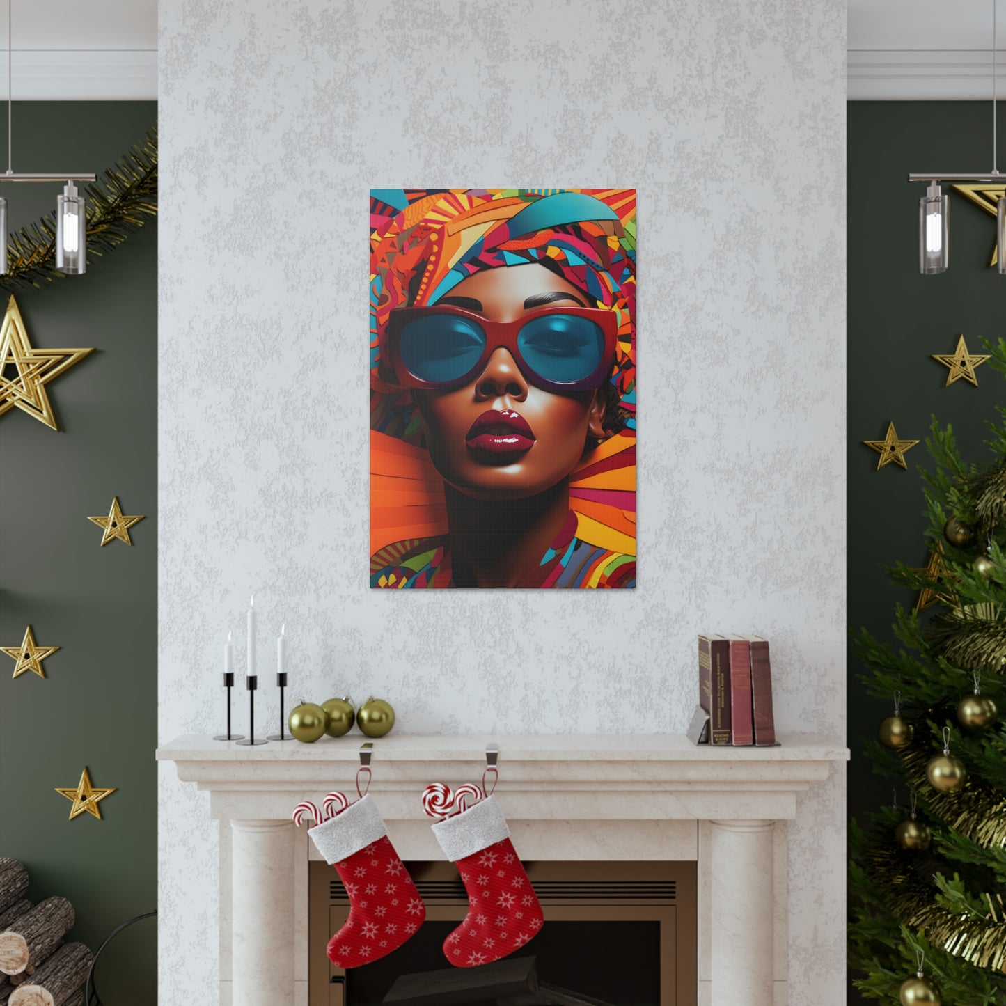 Kente Kouture (Malika) - Canvas Print