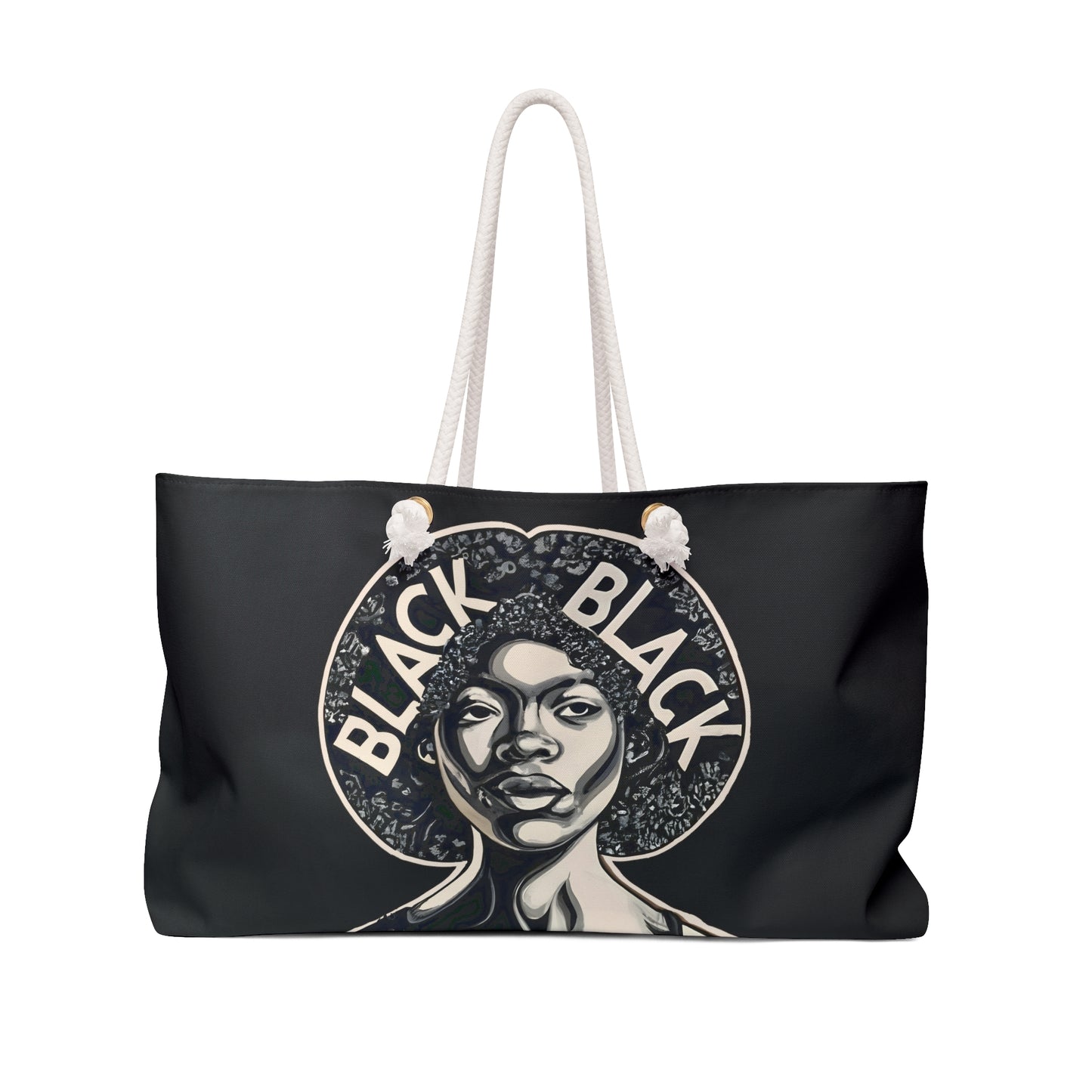 Black Black (Opulent & Onyx) - Everyday Tote Bag