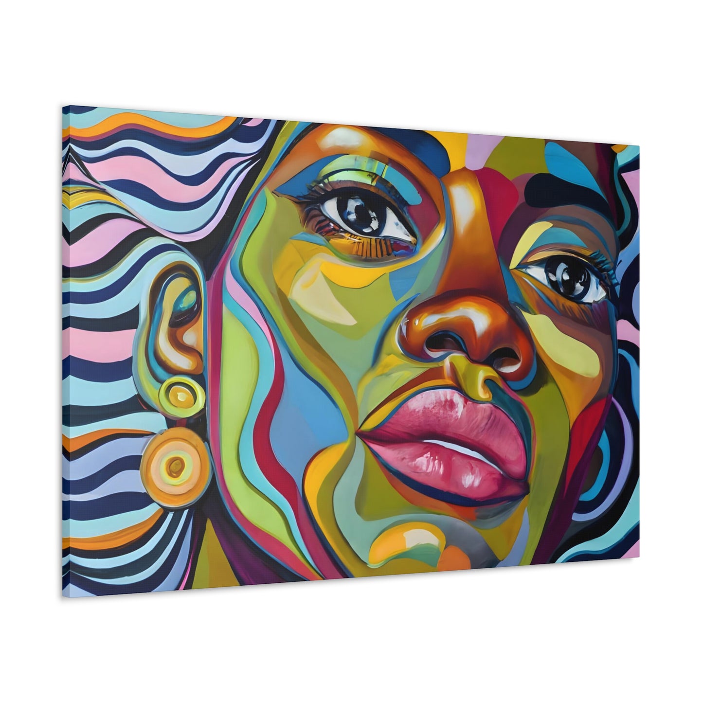 Abstract Africana (Yara) - Canvas Print