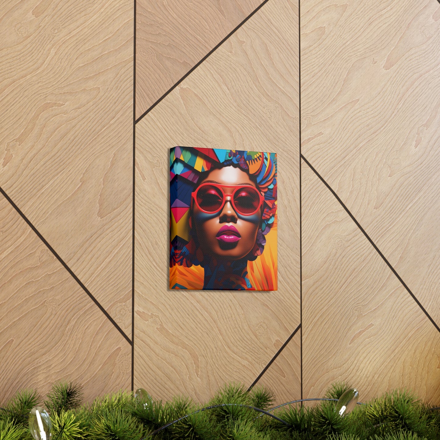 Kente Kouture (Safiya) - Canvas Print