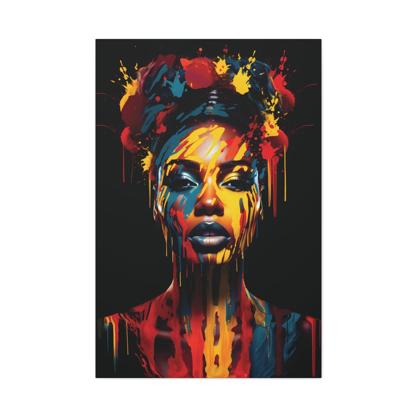 Splatter of Soul (Sanaa) - Canvas Print