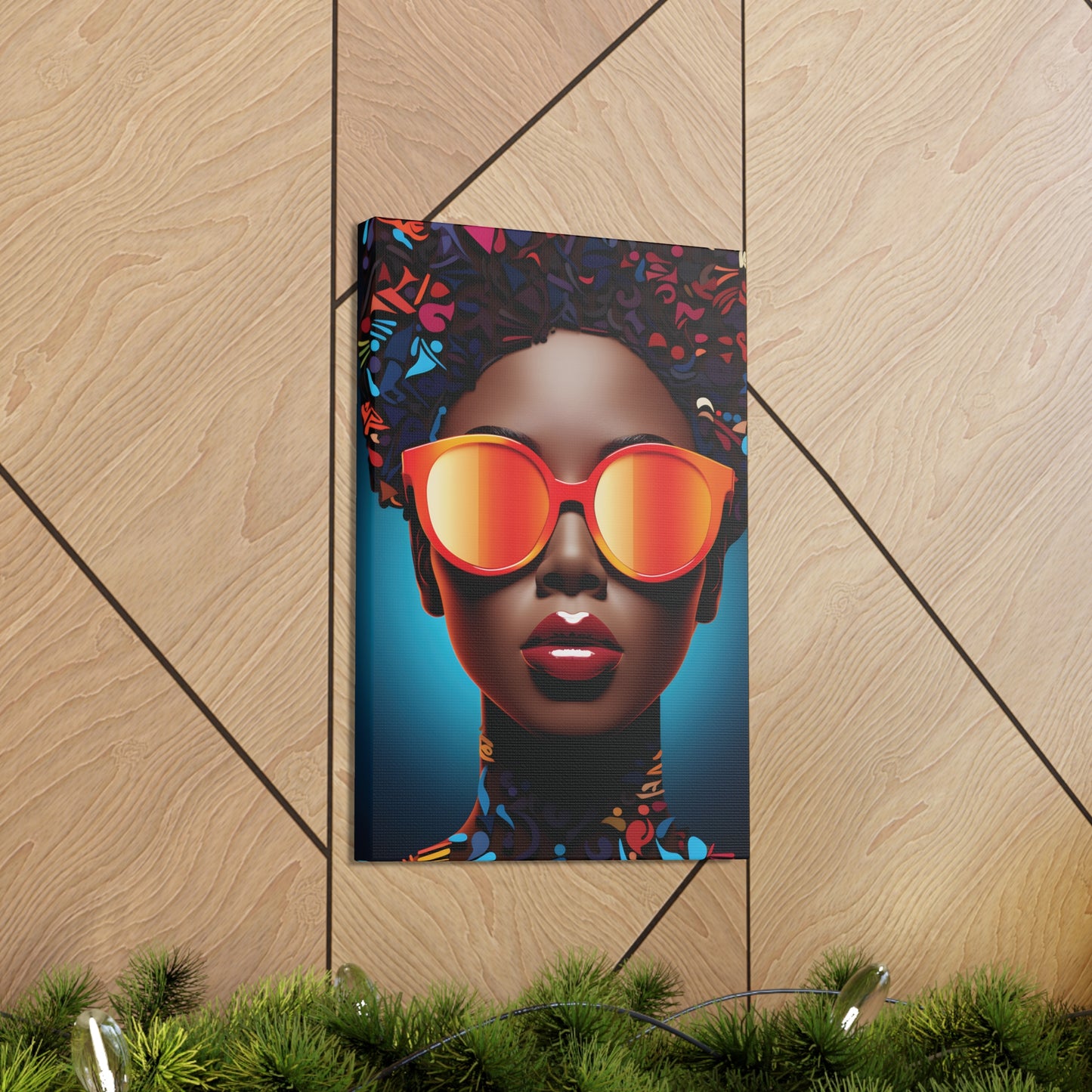 Bold Shades of Beauty (Monique) - Canvas Print