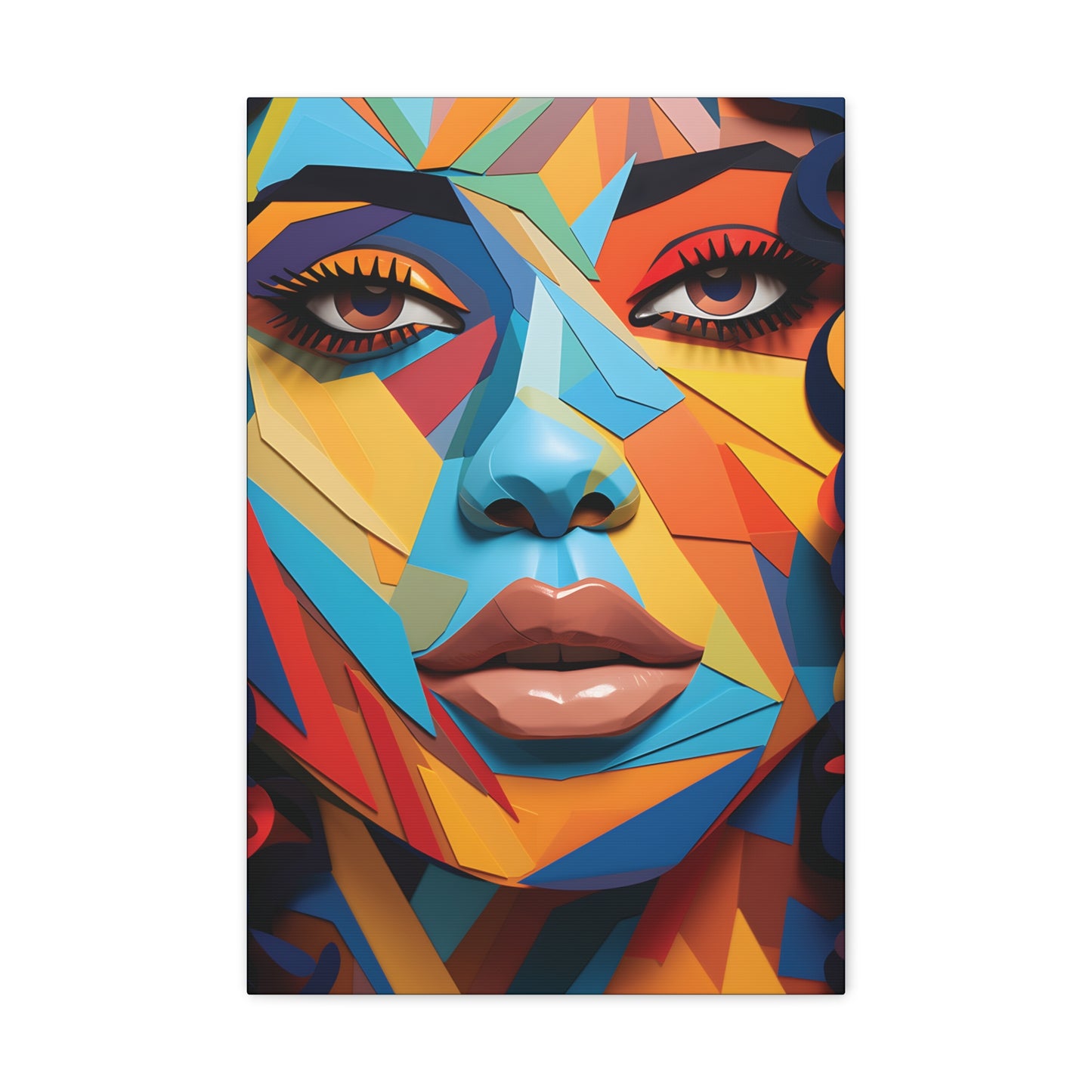 Melanated Mosaic (Whitney) - Canvas Print