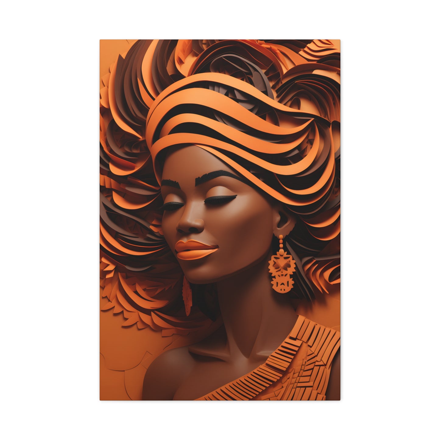 Copper Queens (Naomi) - Canvas Print