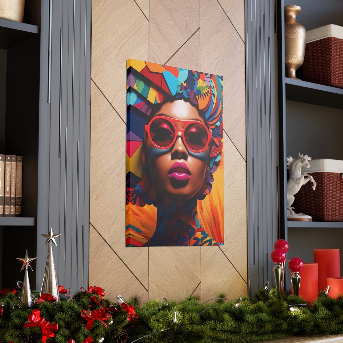 Kente Kouture (Safiya) - Canvas Print