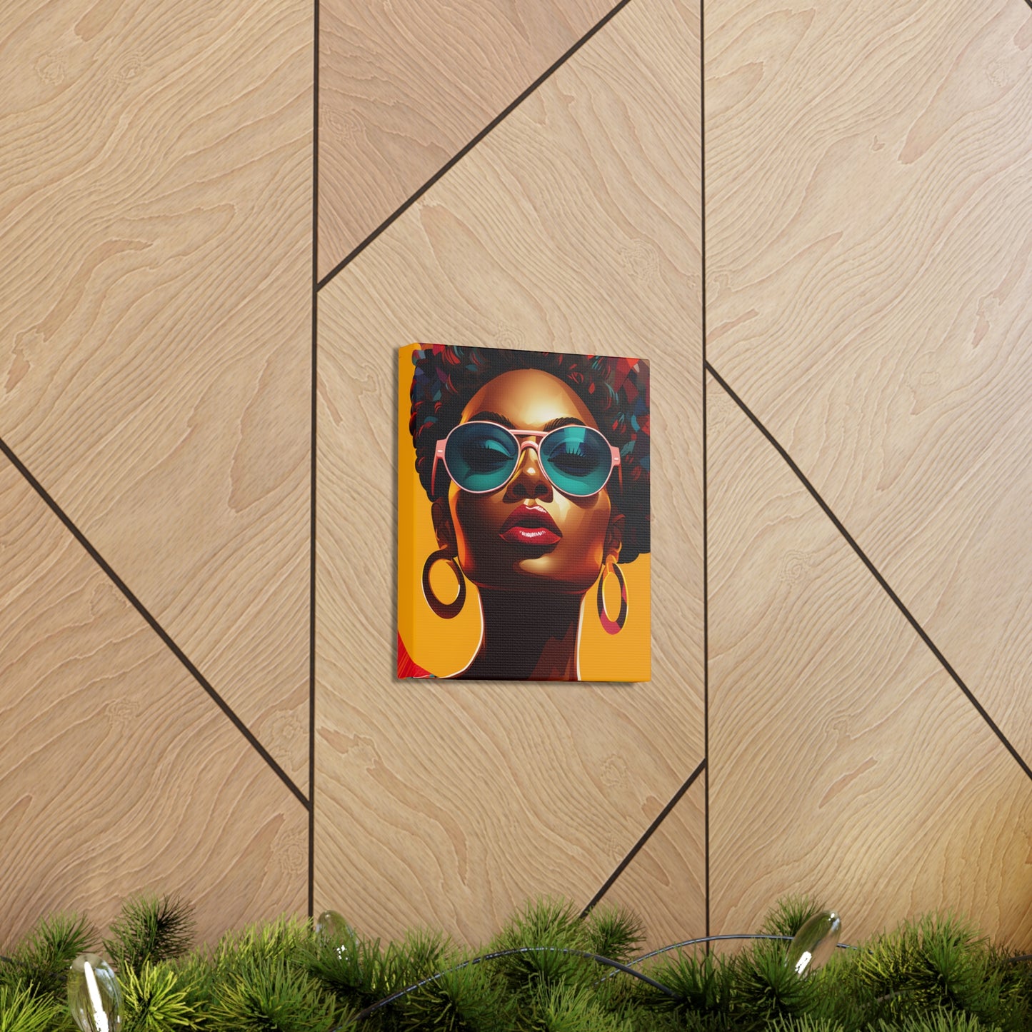 Kente Kouture (Renee) - Canvas Print