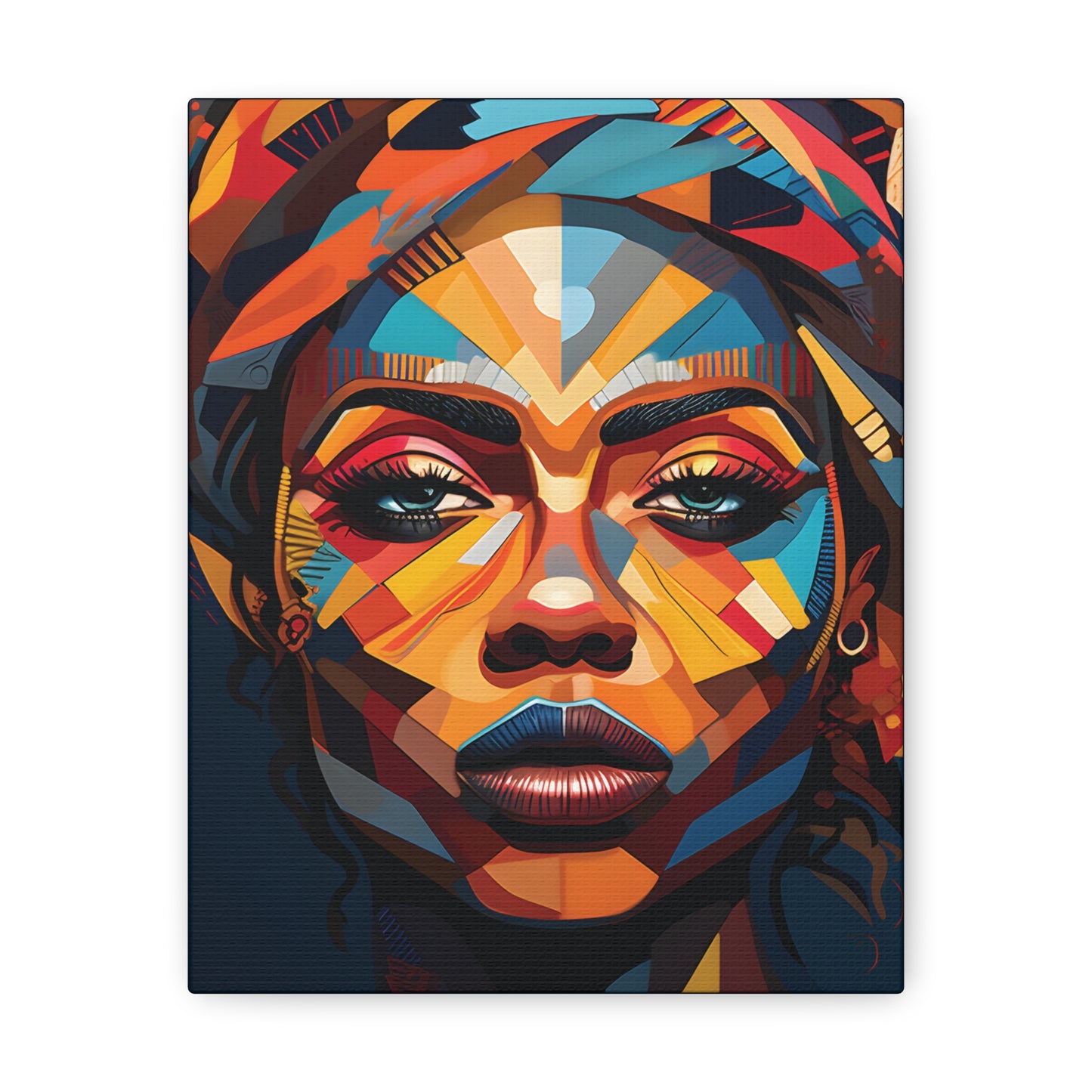 Melanated Mosaic (Nneka)  - Canvas Print