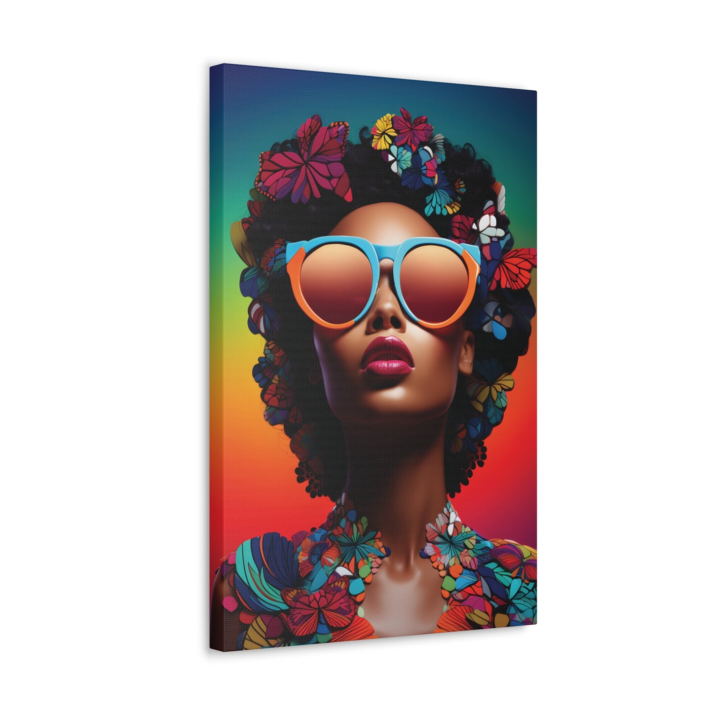 Bold Shades of Beauty (Vanessa) - Canvas Print