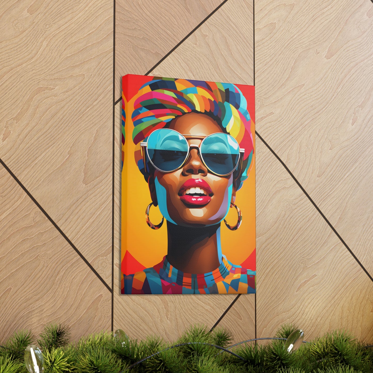 Kente Kouture (Camille)  - Canvas Print