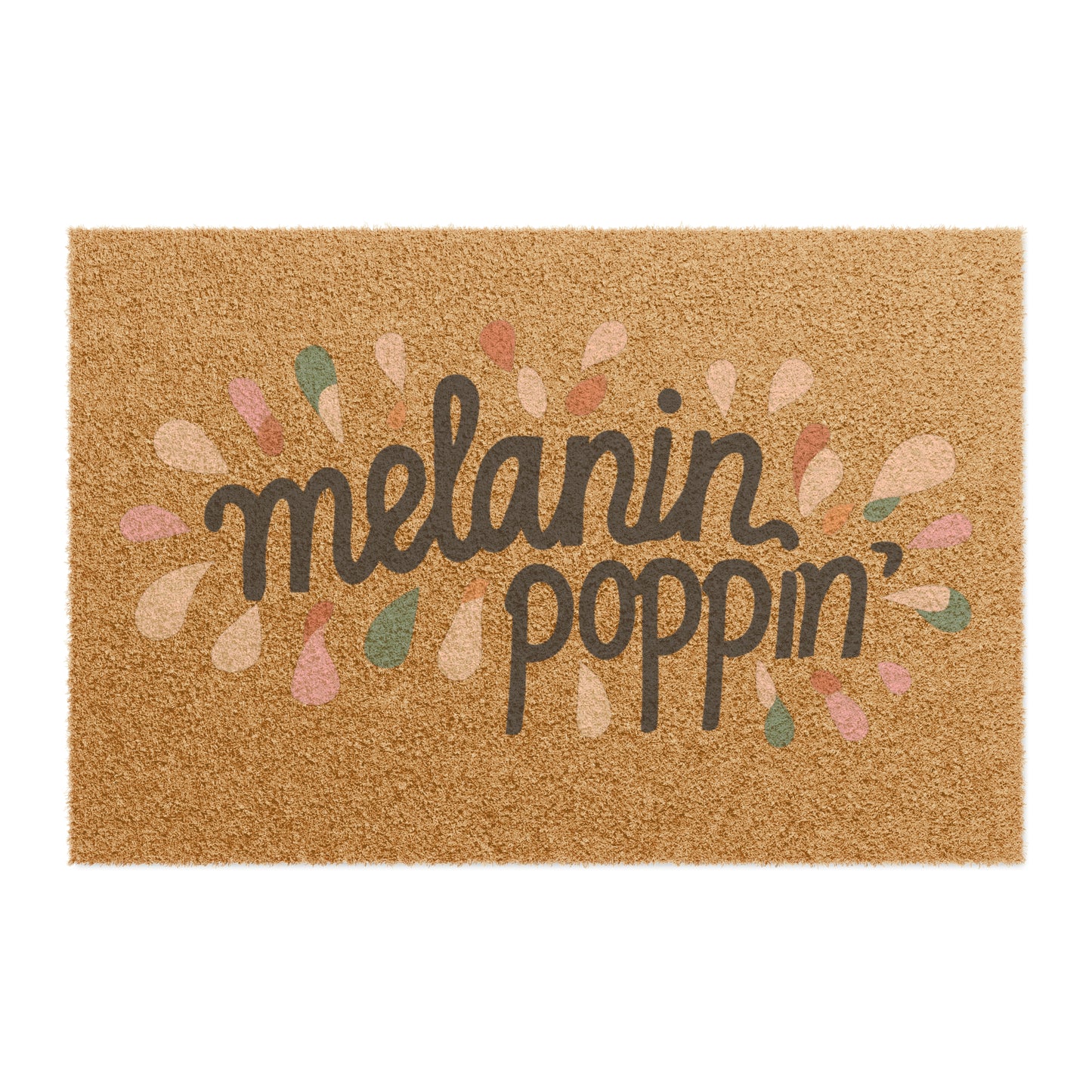 Melanin Poppin Doormat