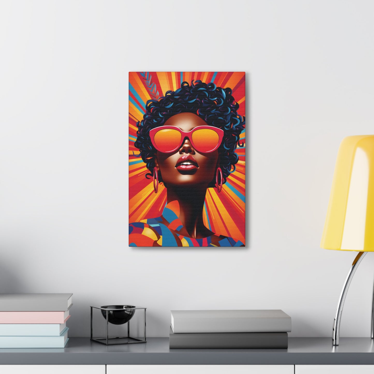 Electric Elegance (Felicia) - Canvas Print