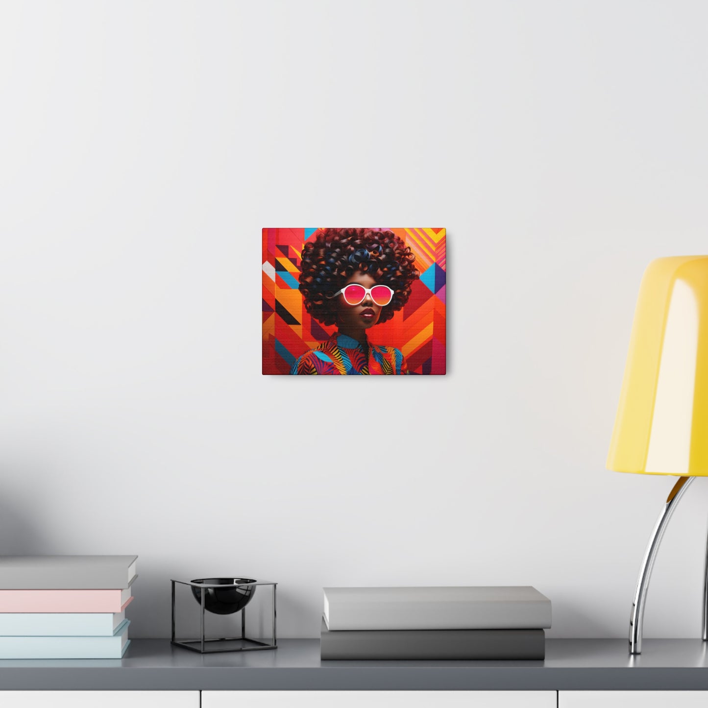 Chromatic Curls (Chantal) - Canvas Print