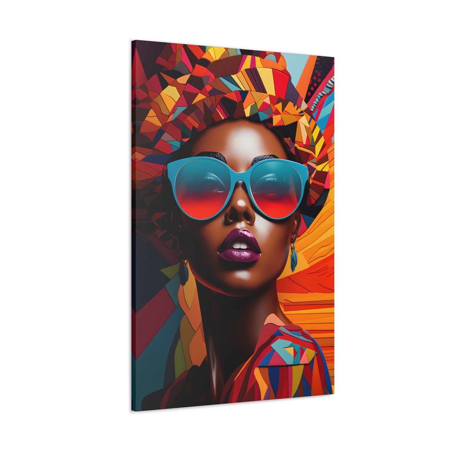 Kente Kouture (Dionne) - Canvas Print