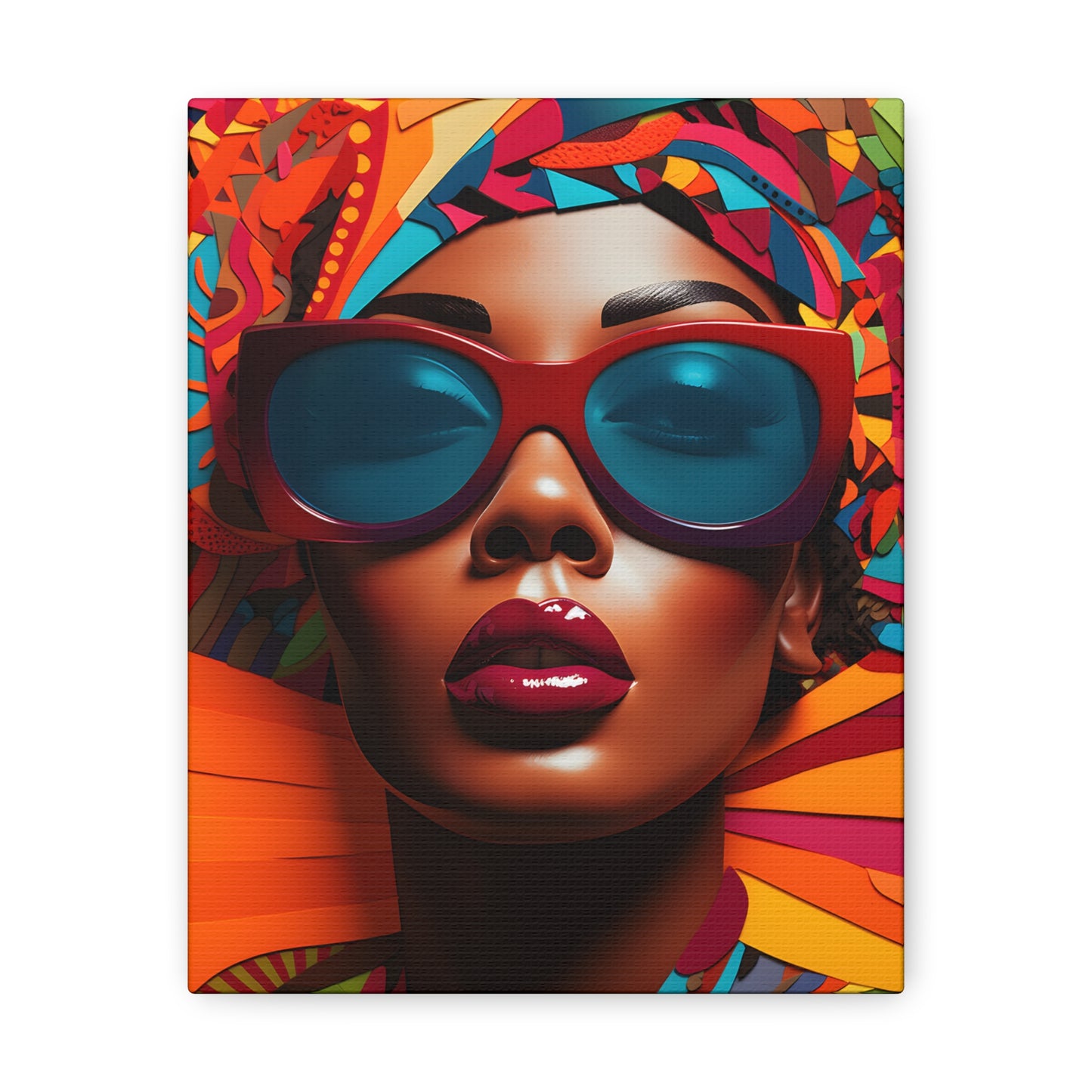 Kente Kouture (Malika) - Canvas Print