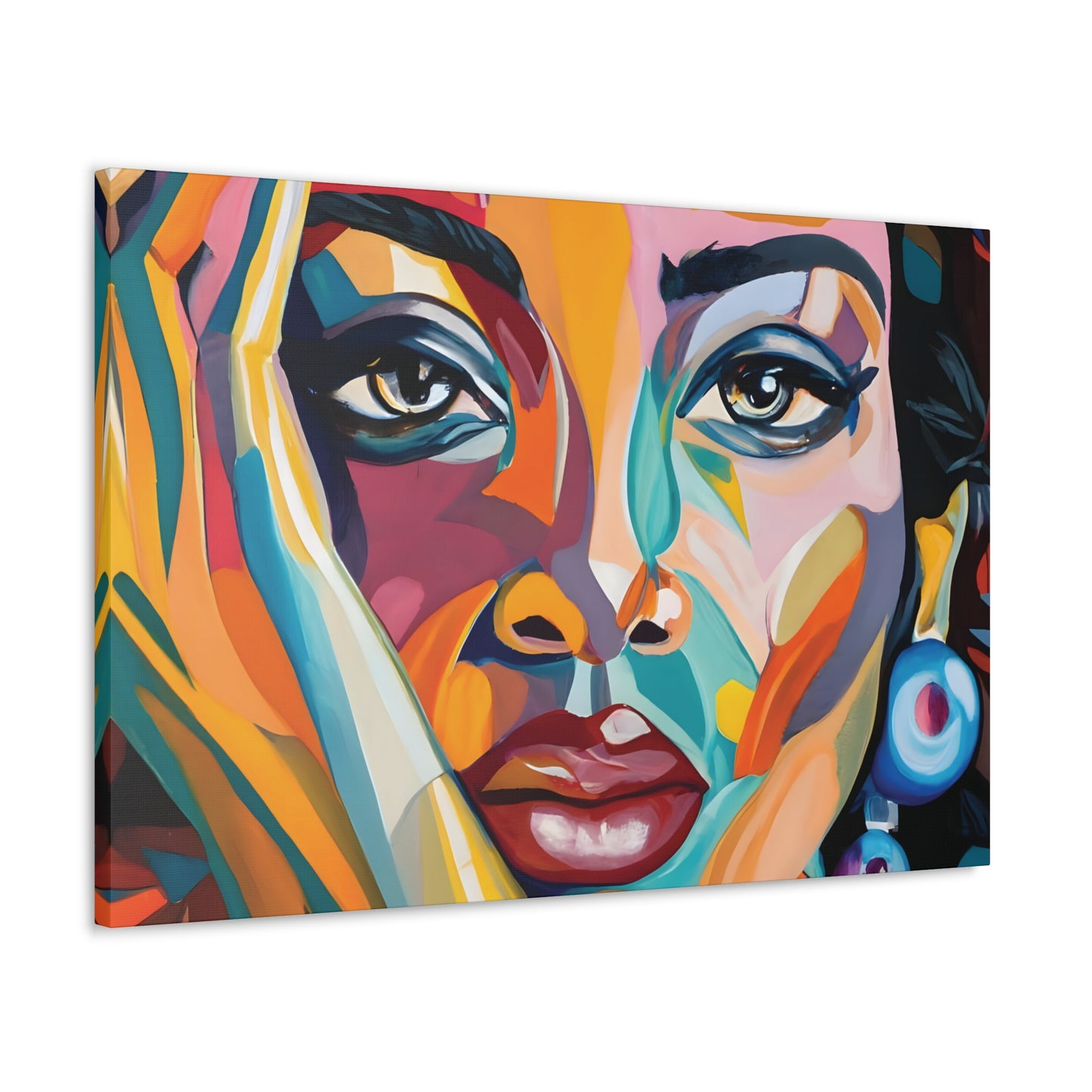 Abstract Africana (Pamela) - Canvas Print