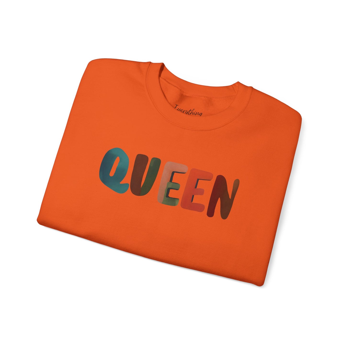 Queen (Mutlicolor Text) - Crewneck Sweatshirt