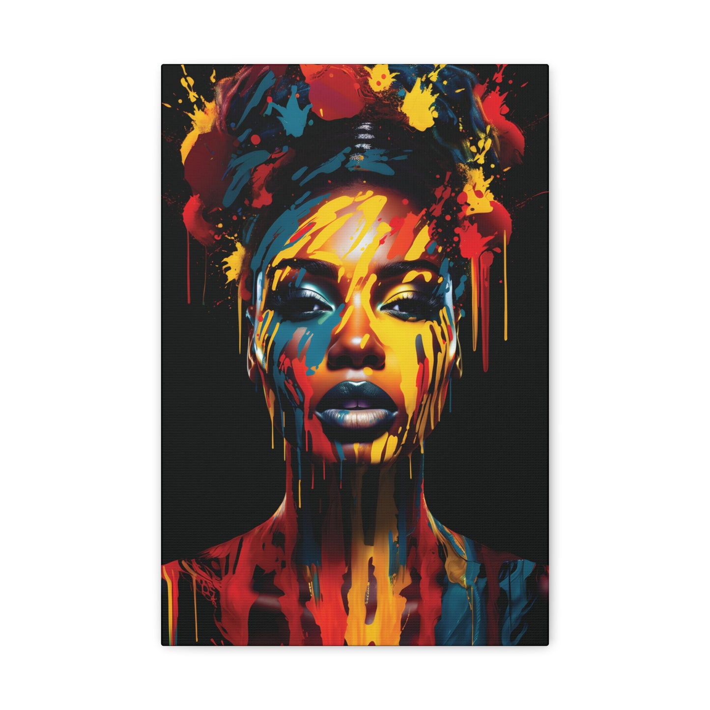 Splatter of Soul (Sanaa) - Canvas Print