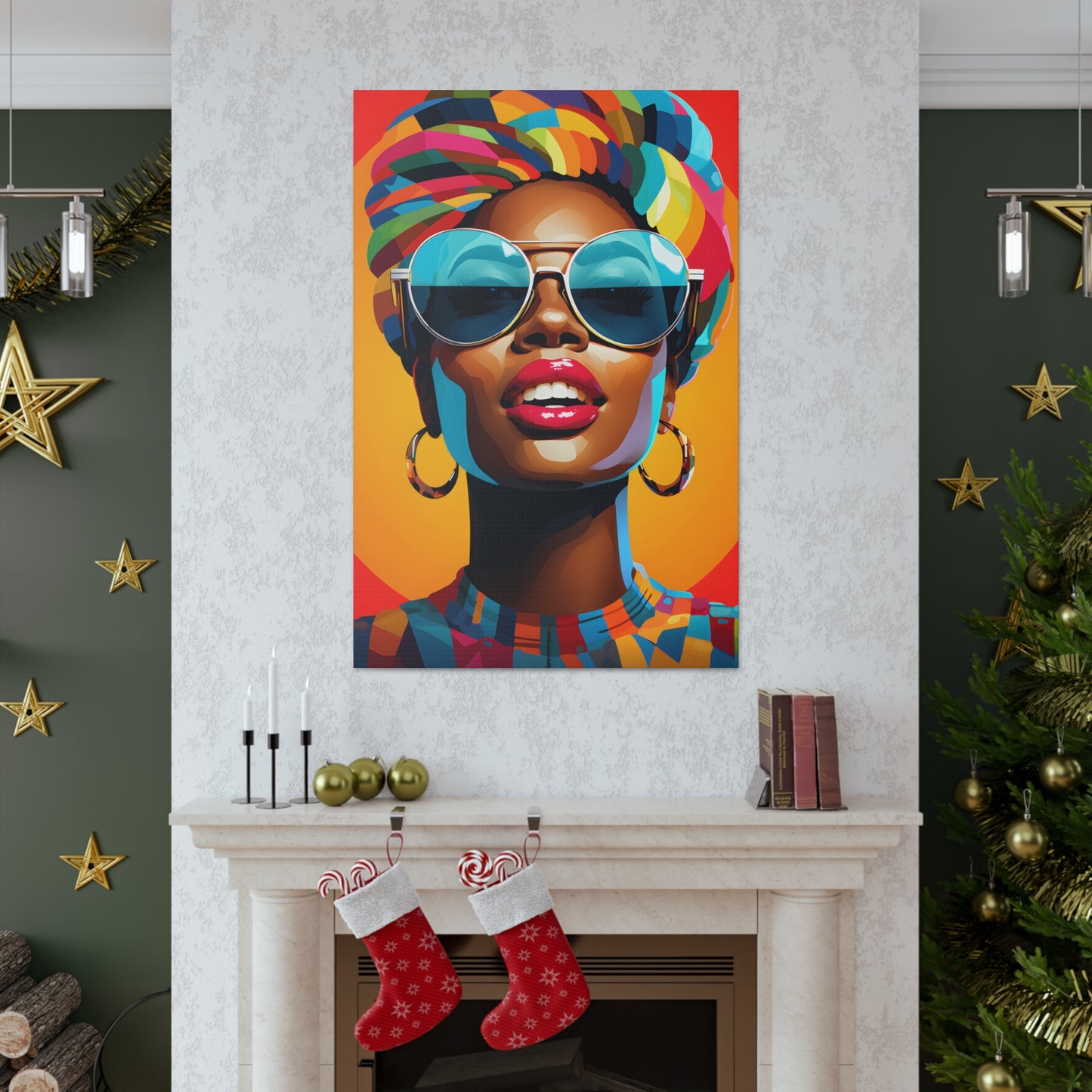 Kente Kouture (Camille)  - Canvas Print