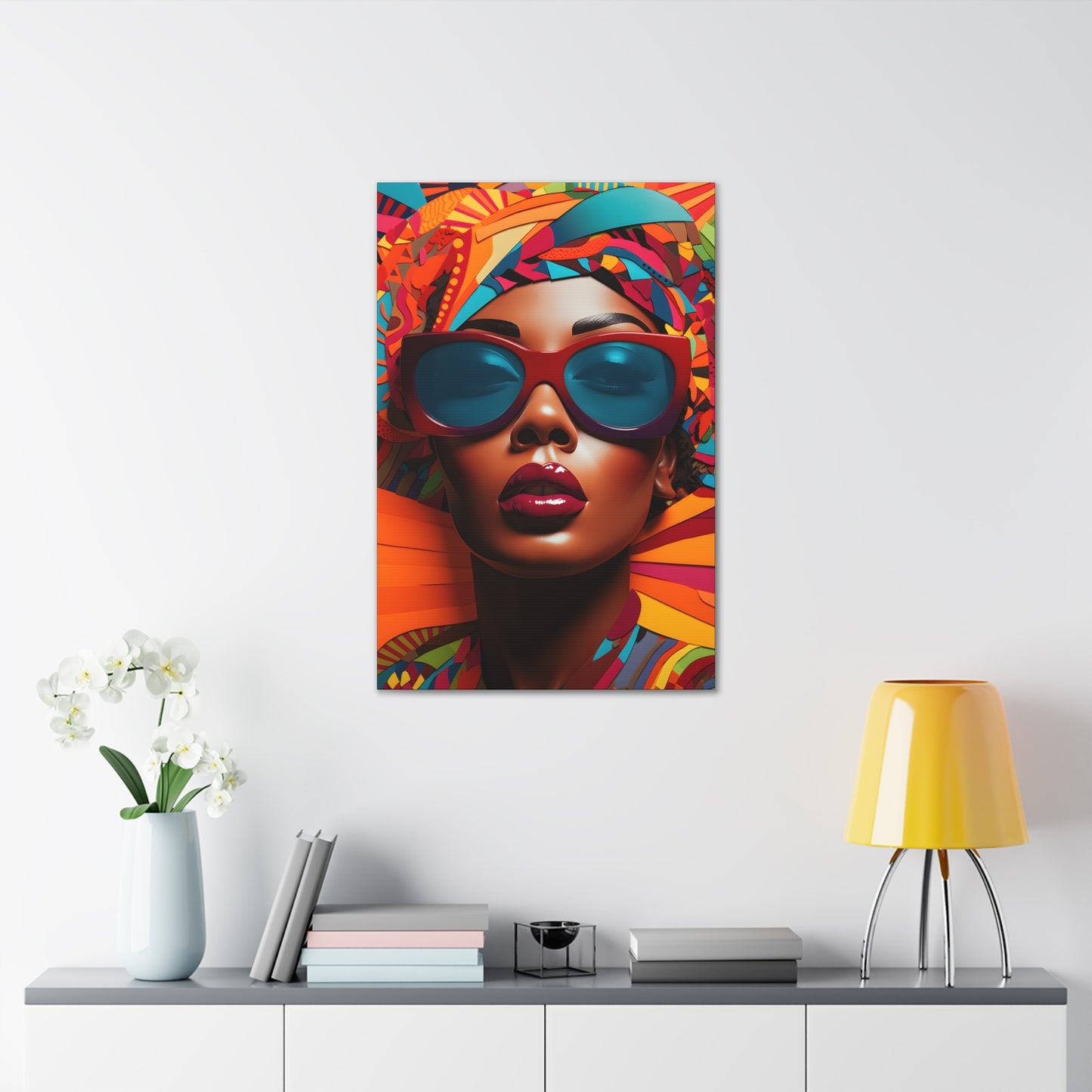 Kente Kouture (Malika) - Canvas Print