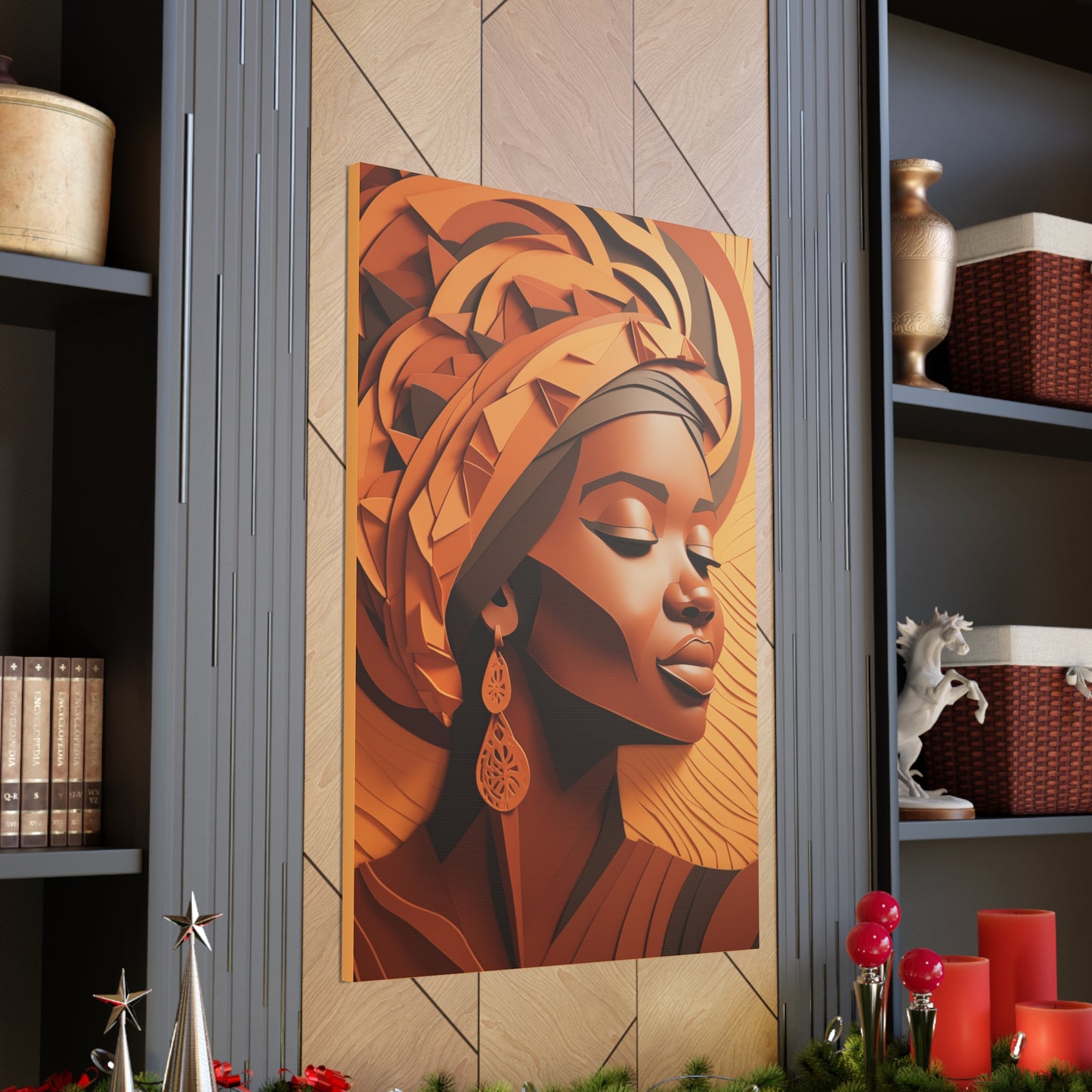 Copper Queens (Ebony) - Canvas Print