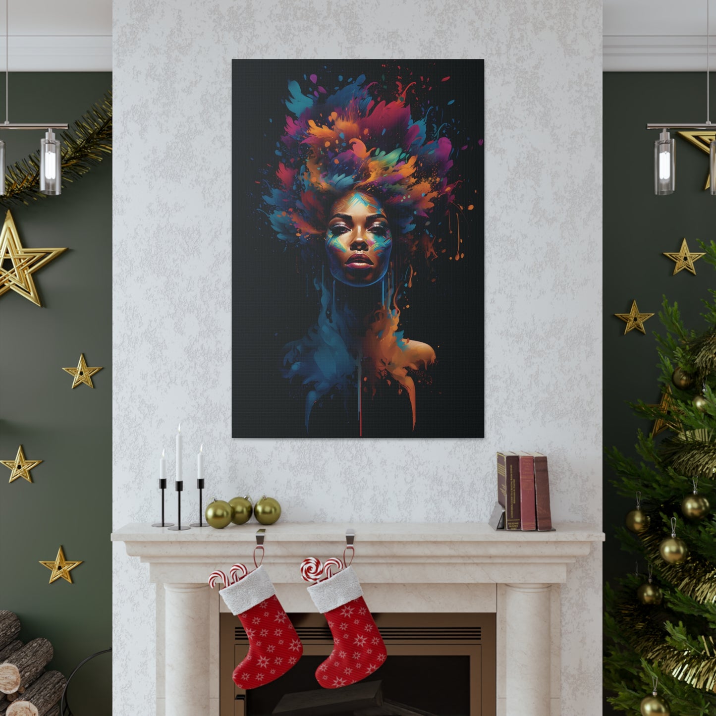 Splatter of Soul (Nyah) - Canvas Print