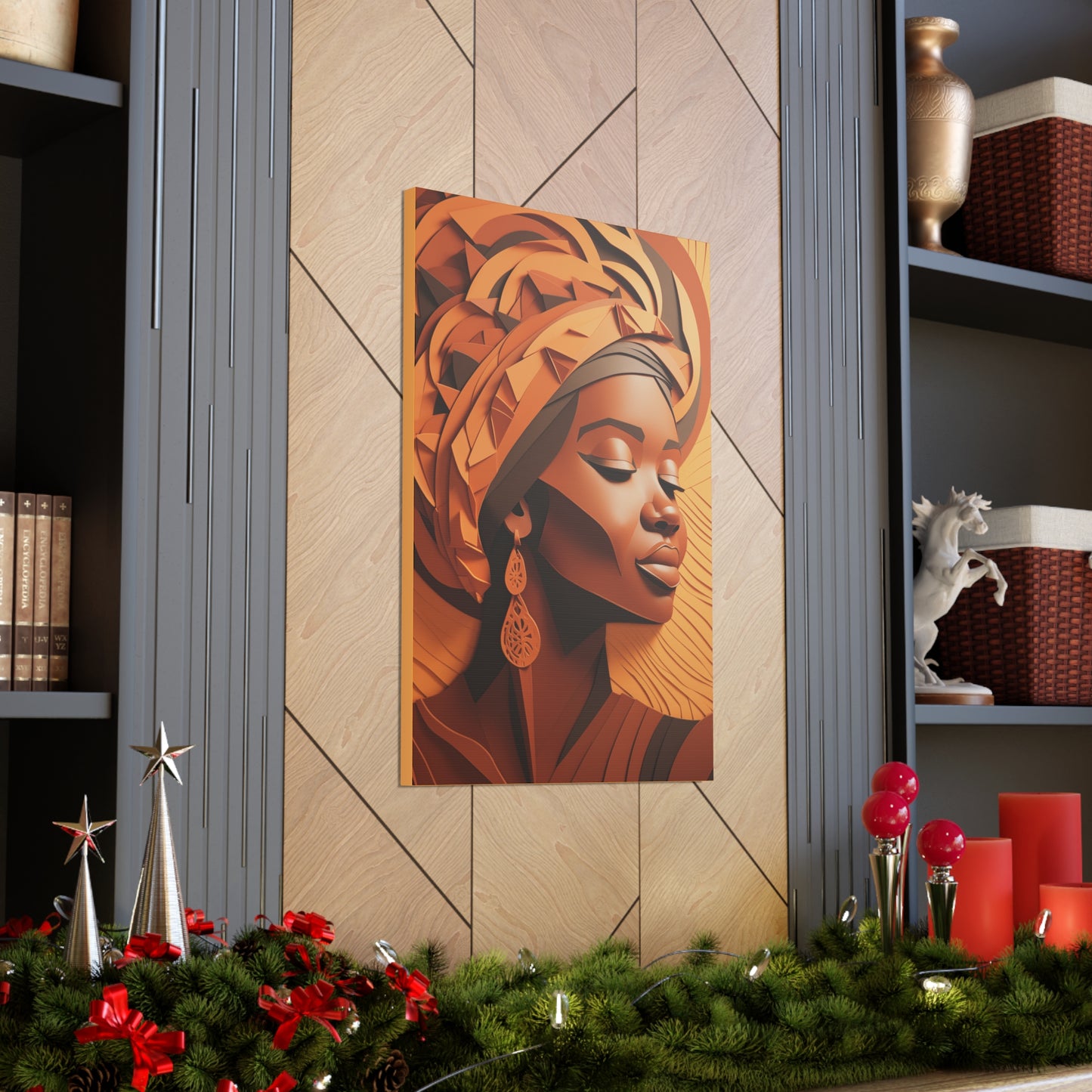 Copper Queens (Ebony) - Canvas Print