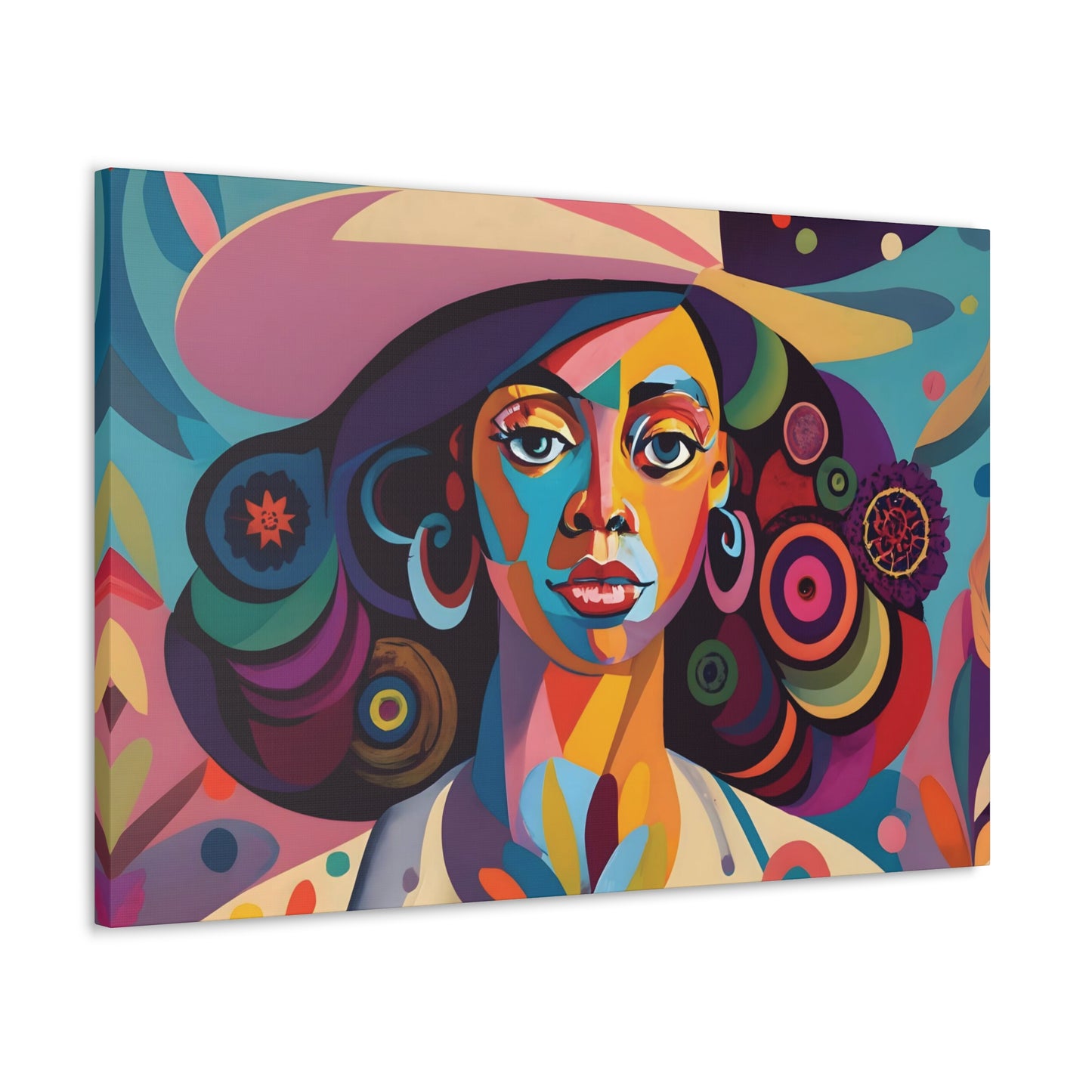 Abstract Africana (Zola) - Canvas Print